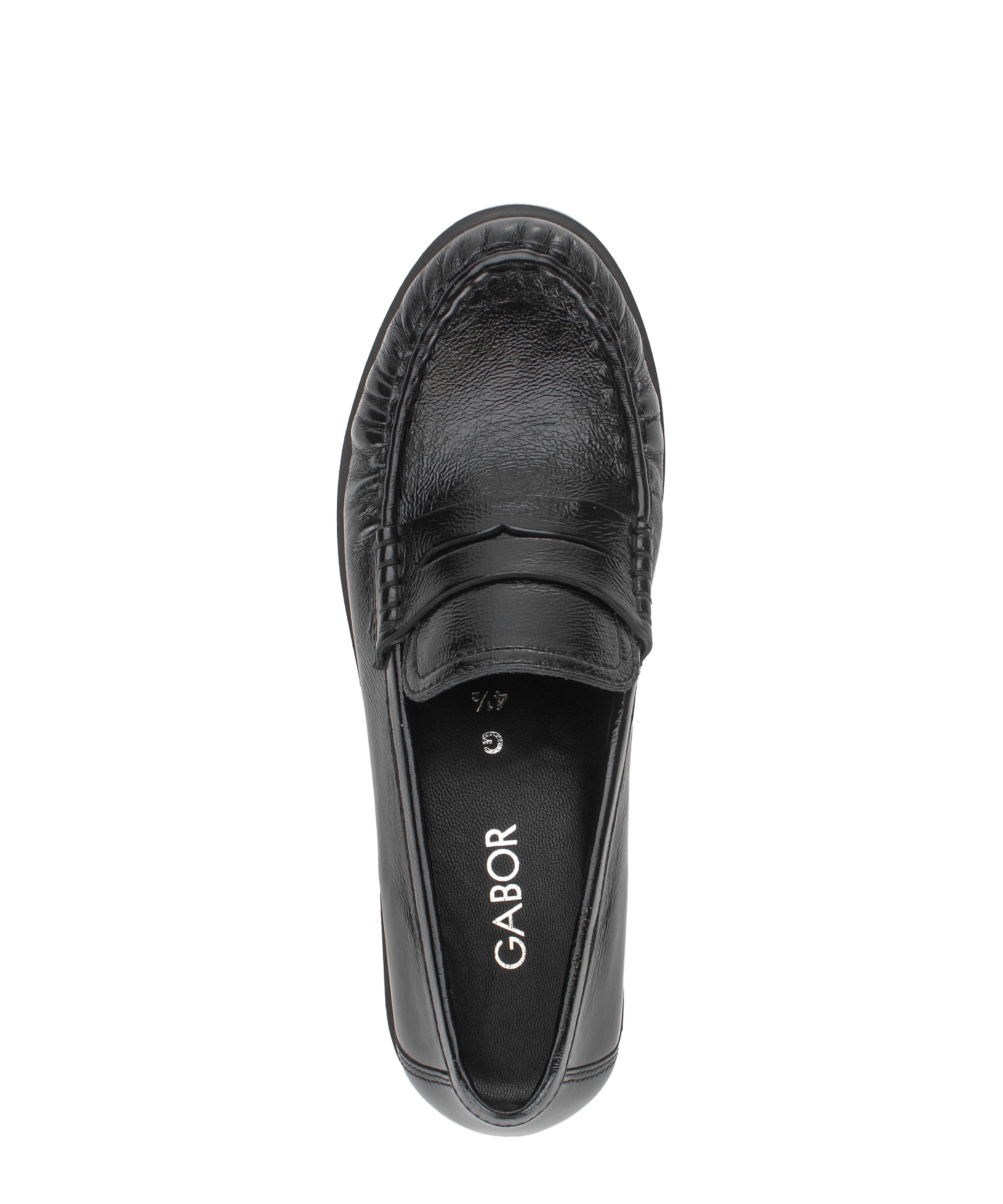 Gabor Slipper  Blockabsatz, Businessschuh mit klassischem Zierriegel, G-Weite