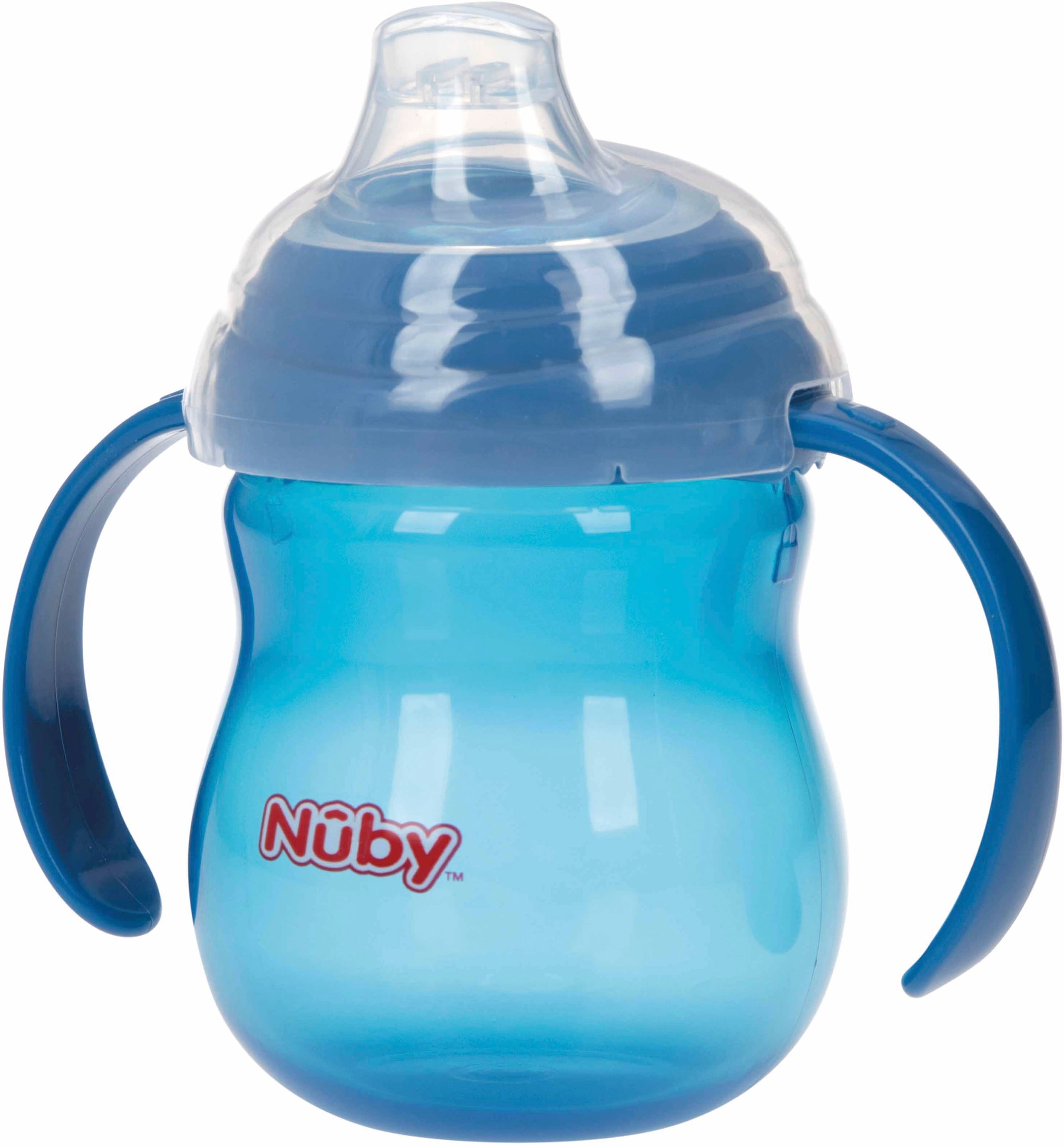 Nuby Trinklernbecher »270ml, blau«, mit Schutzkappe