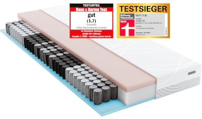 Taschenfederkernmatratze »Matratze myNap TFK, Matratze in 90x200 cm und weiteren...