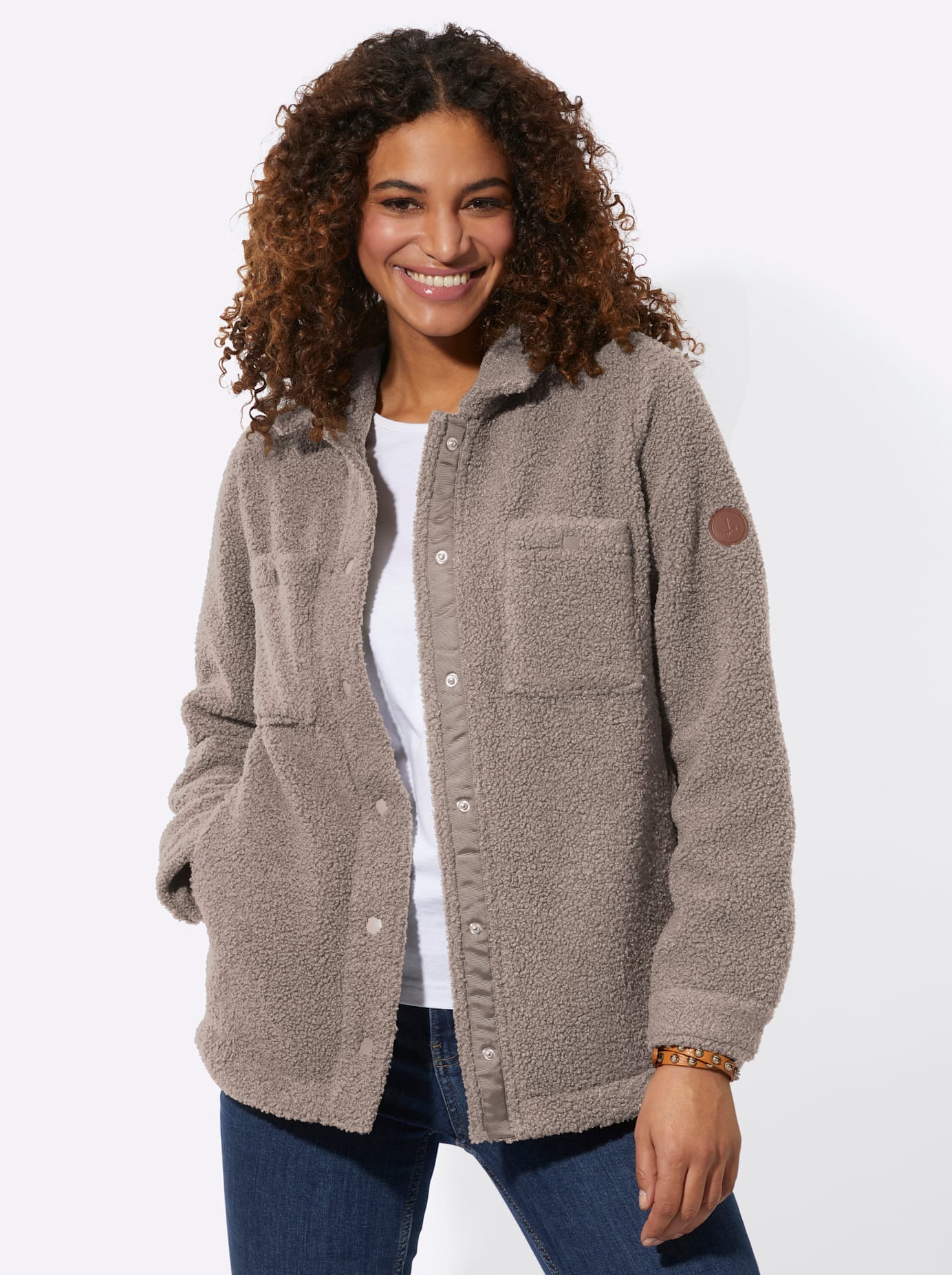 Casual Looks Langjacke, ohne Kapuze