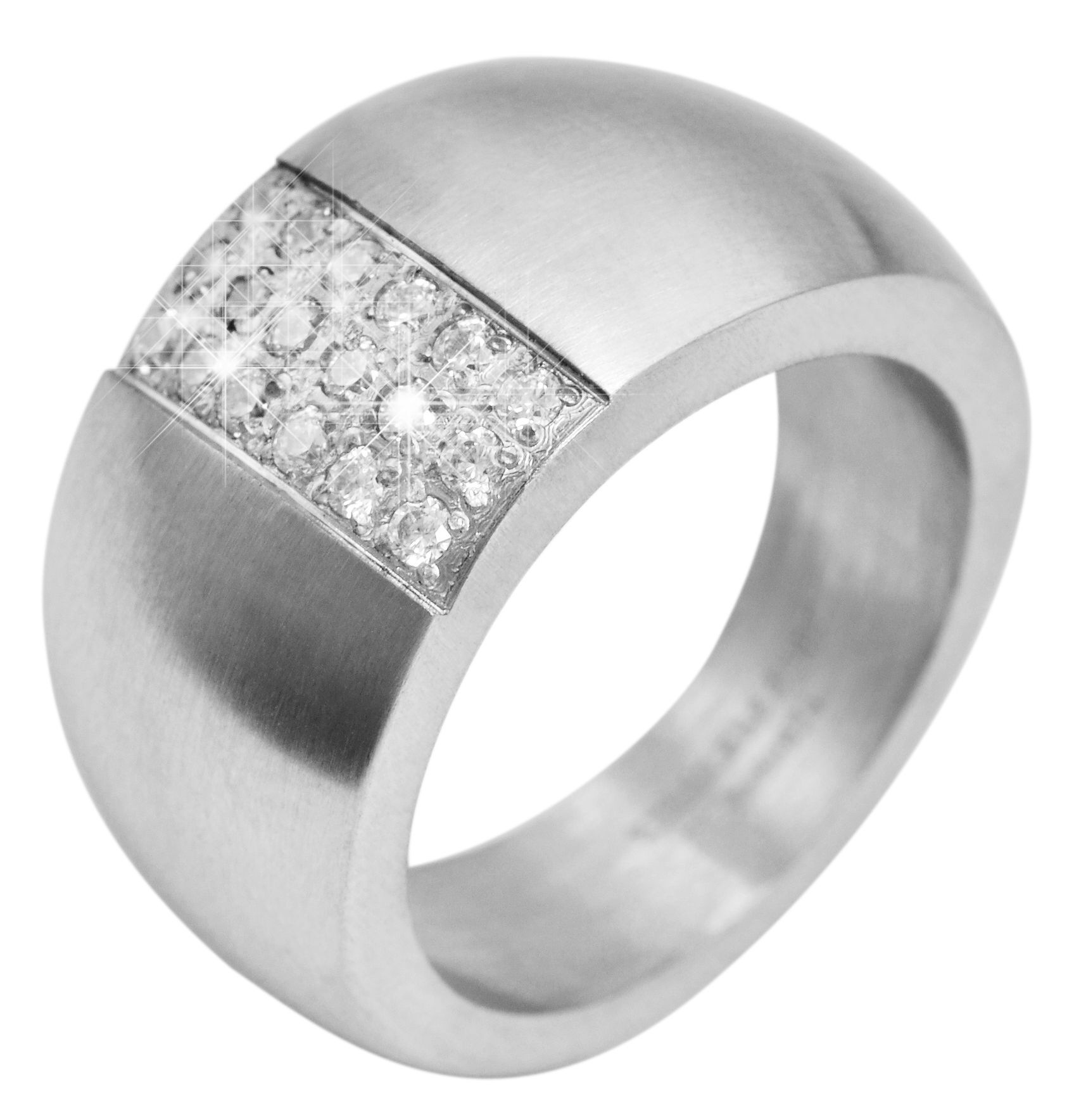 Adelia´s Fingerring »Damen Ring aus Edelstahl«