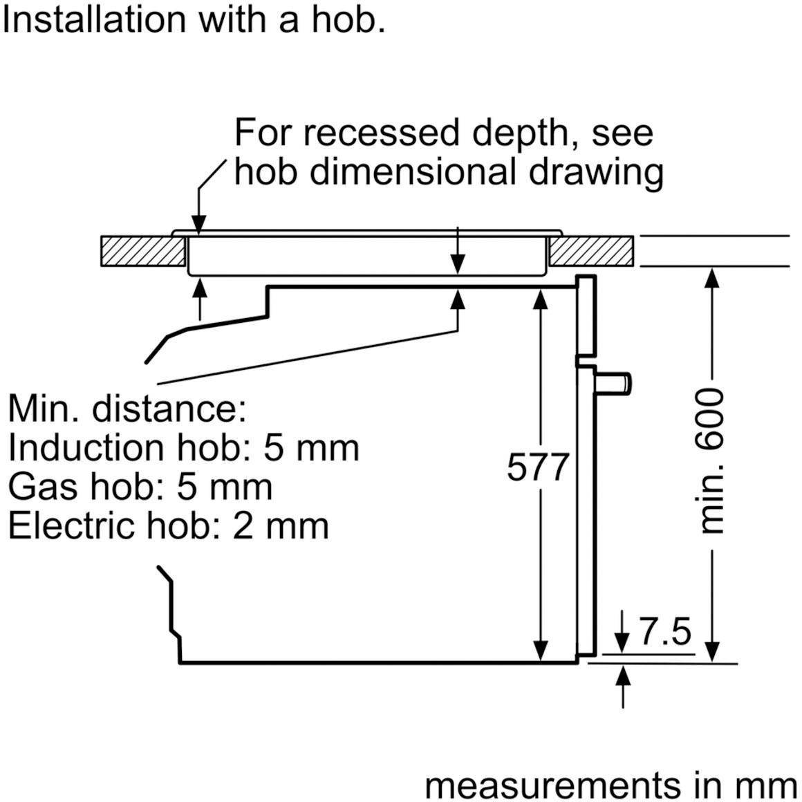 BOSCH Dampfbackofen »HSG636B«, Serie 8, mit Teleskopauszug nachrüstbar, ecoClean Direct, 4D-Heißluft-Eco-Ober-/Unterhitze Eco-Umluft-Infra-Grill-Großflächengrill-Kleinflächengrill-Pizzastufe-Sanftgaren-Vorwärmen-Warmhalten, mit Auftaufunktion