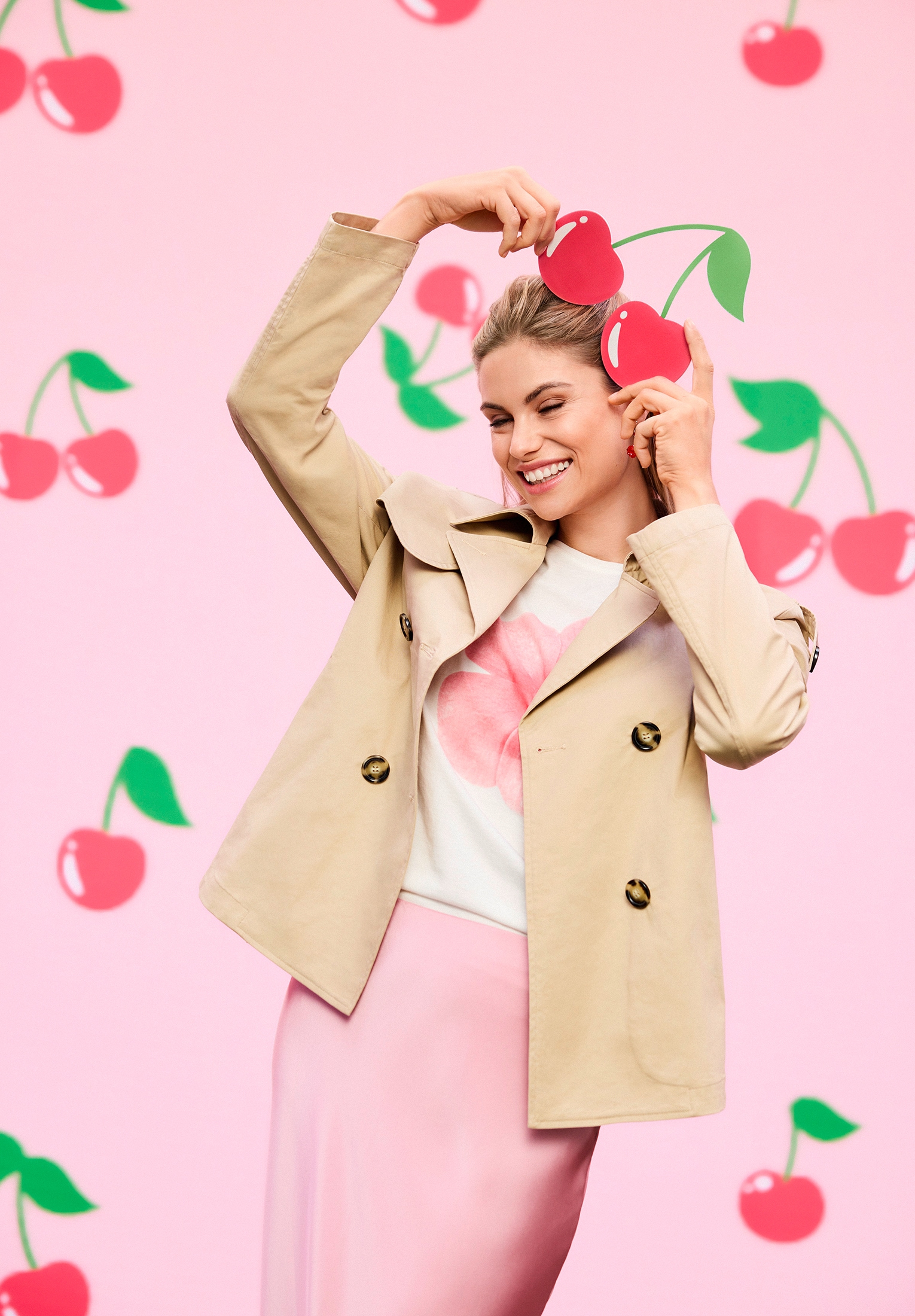 Amber & June Sommerjacke »Sommerjacke mit Kragen«