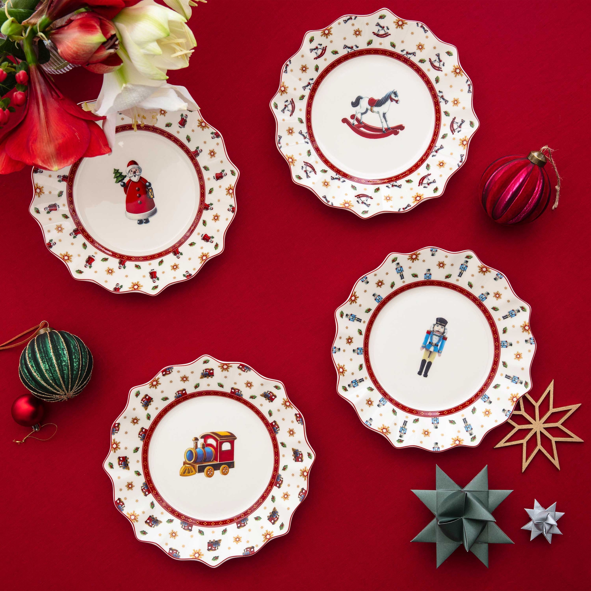 Villeroy & Boch Speiseteller »Toy's Delight Jubiläums-Teller Set 4tlg. 24x3cm« Premium Porzellan