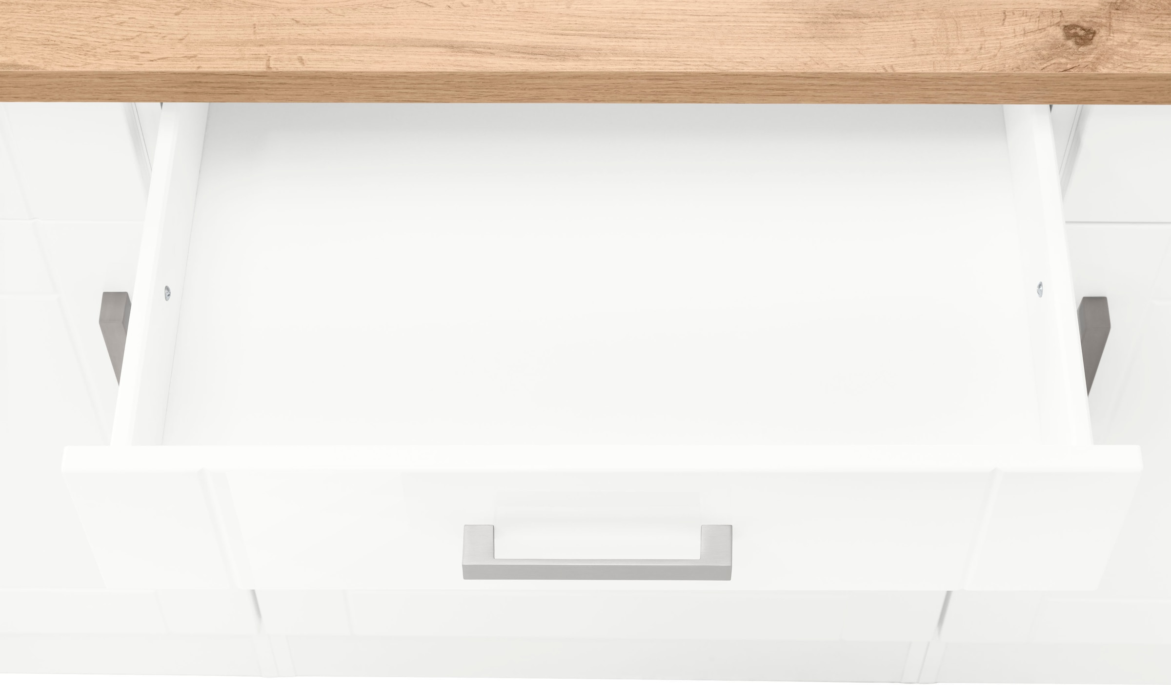 KOCHSTATION Küchenzeile »KS-Tinnum«, mit E-Geräten, Breite 240 cm