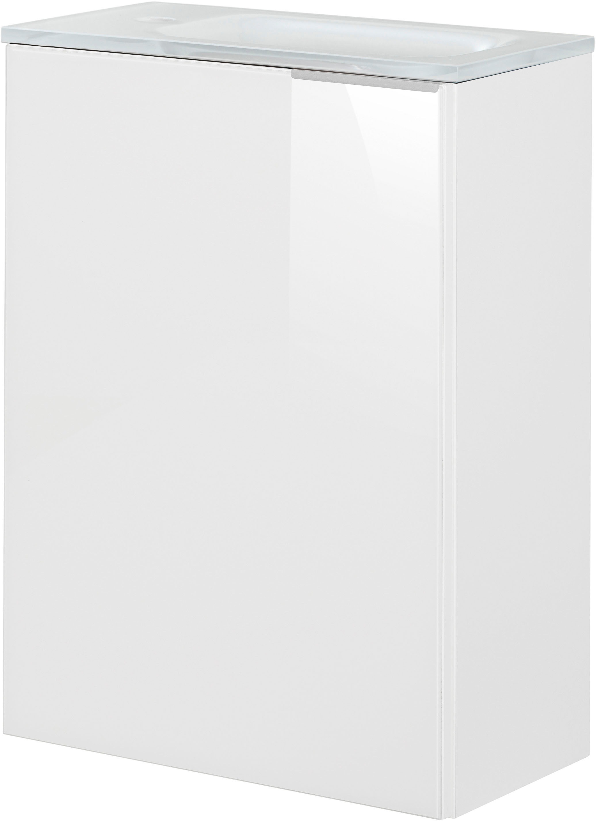 FACKELMANN Waschtisch »SBC«, bestehend aus Becken, Beleuchtung und Unterbau, Breite ca. 45 cm