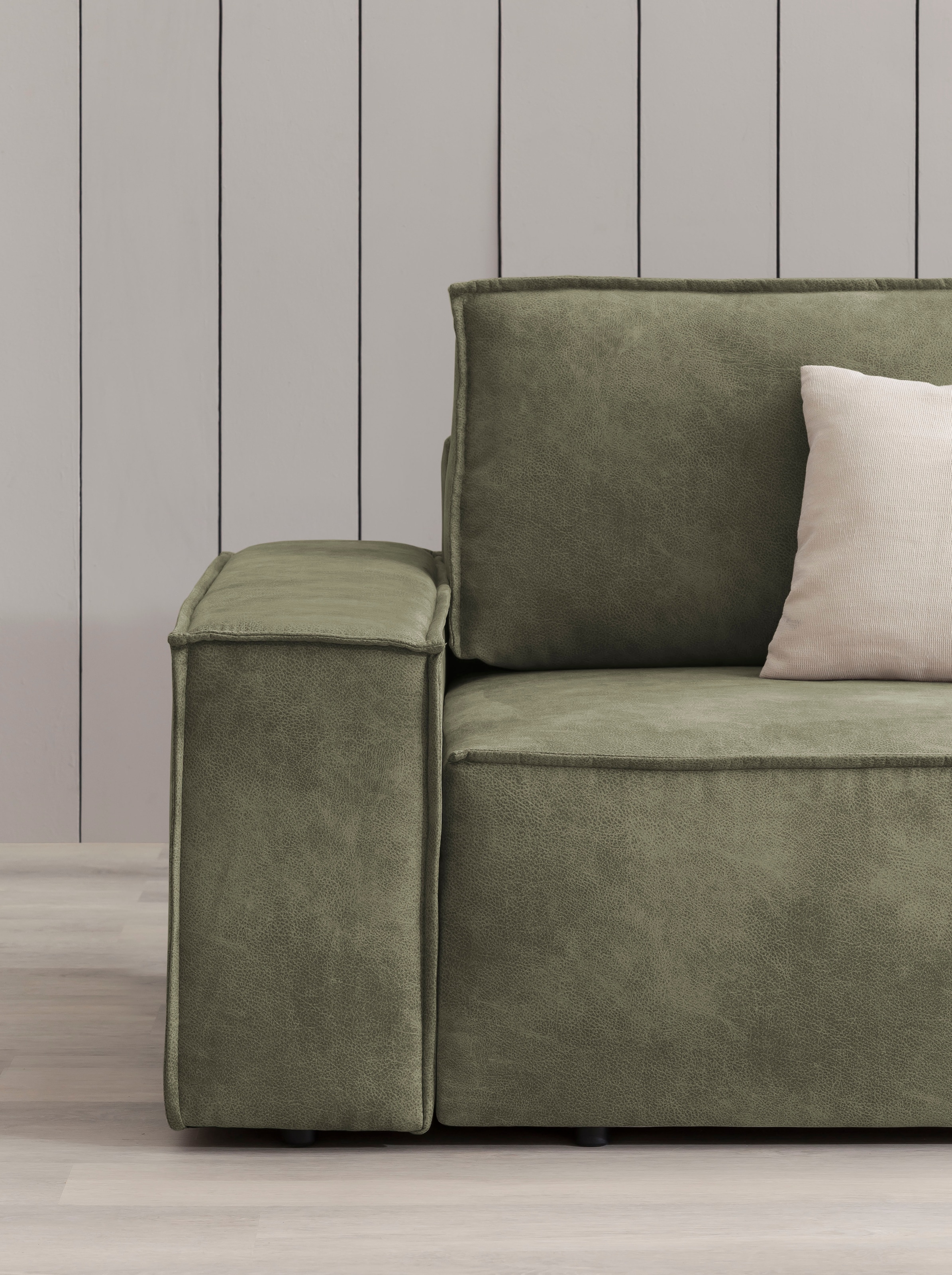 Home affaire Sessel »SHERWOOD«, Loveseat und Hocker im Set, passend zur Polster-Serie SHERWOOD