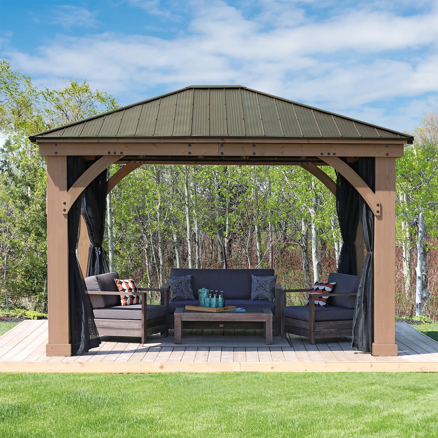 Westmann Pavillonseitenteil »Devon« in grau, Größe 0