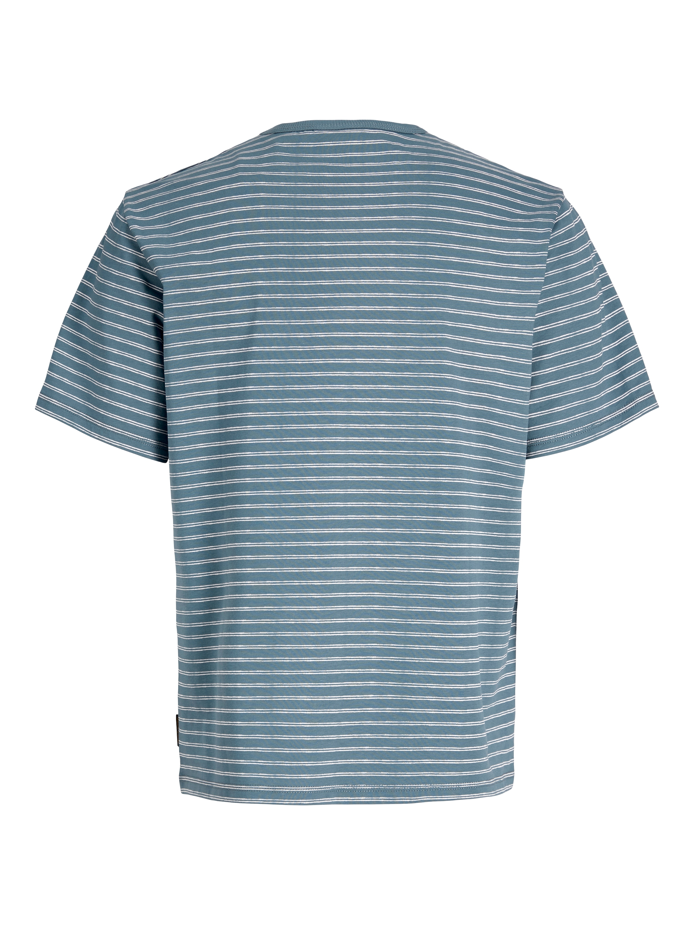 Jack & Jones Junior T-Shirt »JJDEVIN DAYTONA STRIPED TEE SS CN JNR« mit dezenter Logostickerei