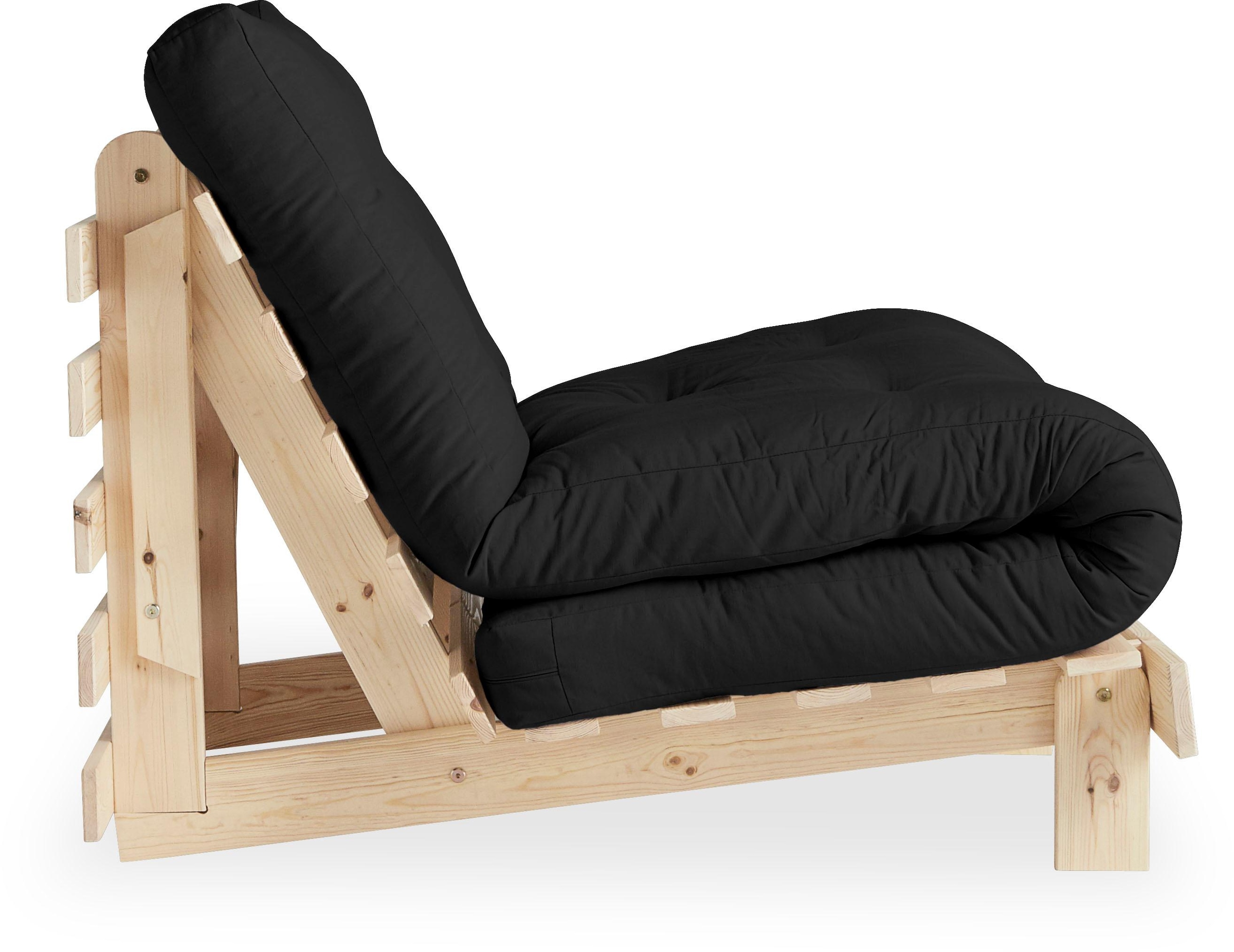 Karup Design Schlafsofa »Roots 90 Schlafsofa, Gästebett, Sofa mit Futonmatratze«, Inkl. Futonmatratze, Liegefläche 90x200 cm, FSC® zertifizierte Kiefer