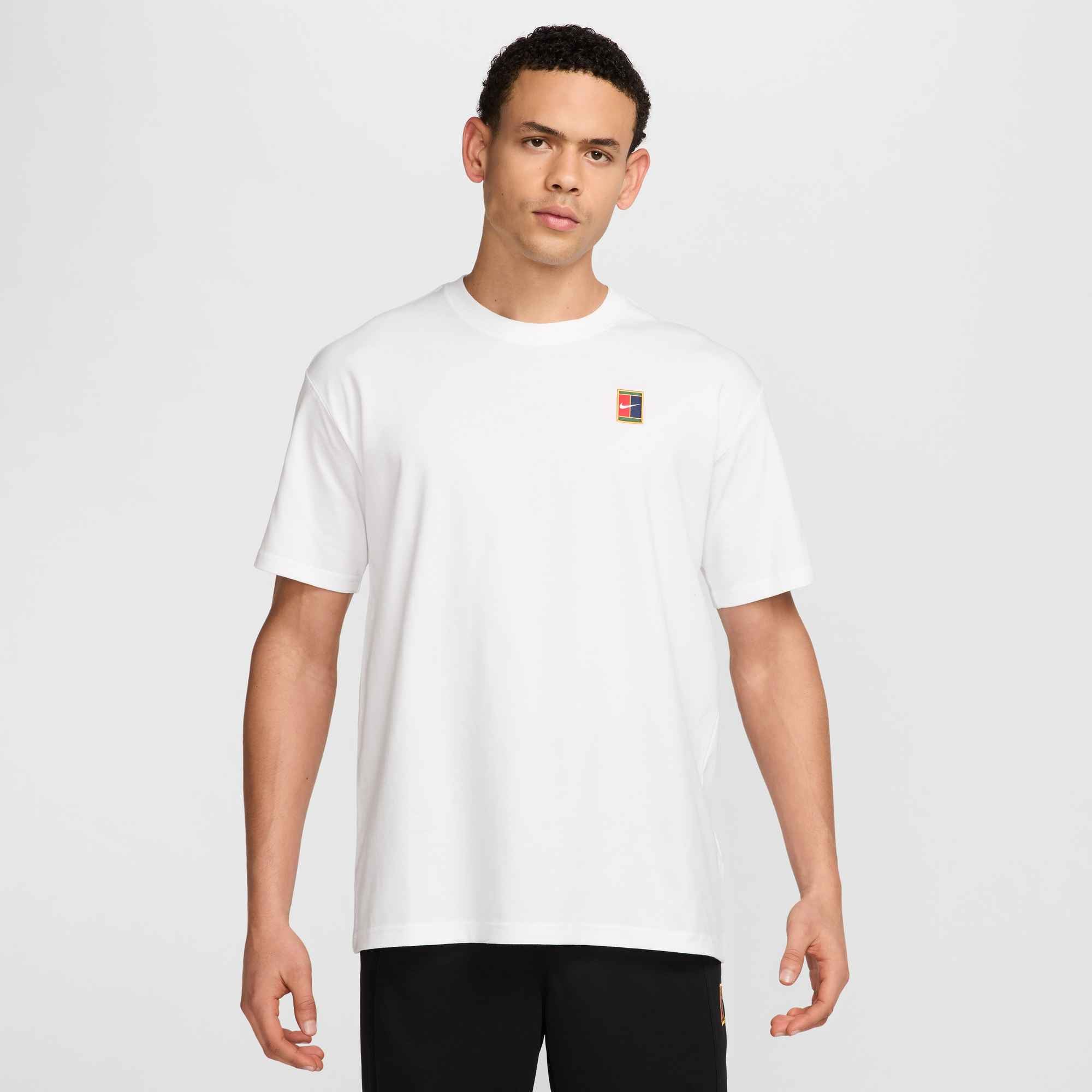 Nike T-Shirt »NikeCourt Men's Max90 Tennis T-Shirt« mit unifarbenem Design, Kurzarm, aus Jersey, Basic-Passform
