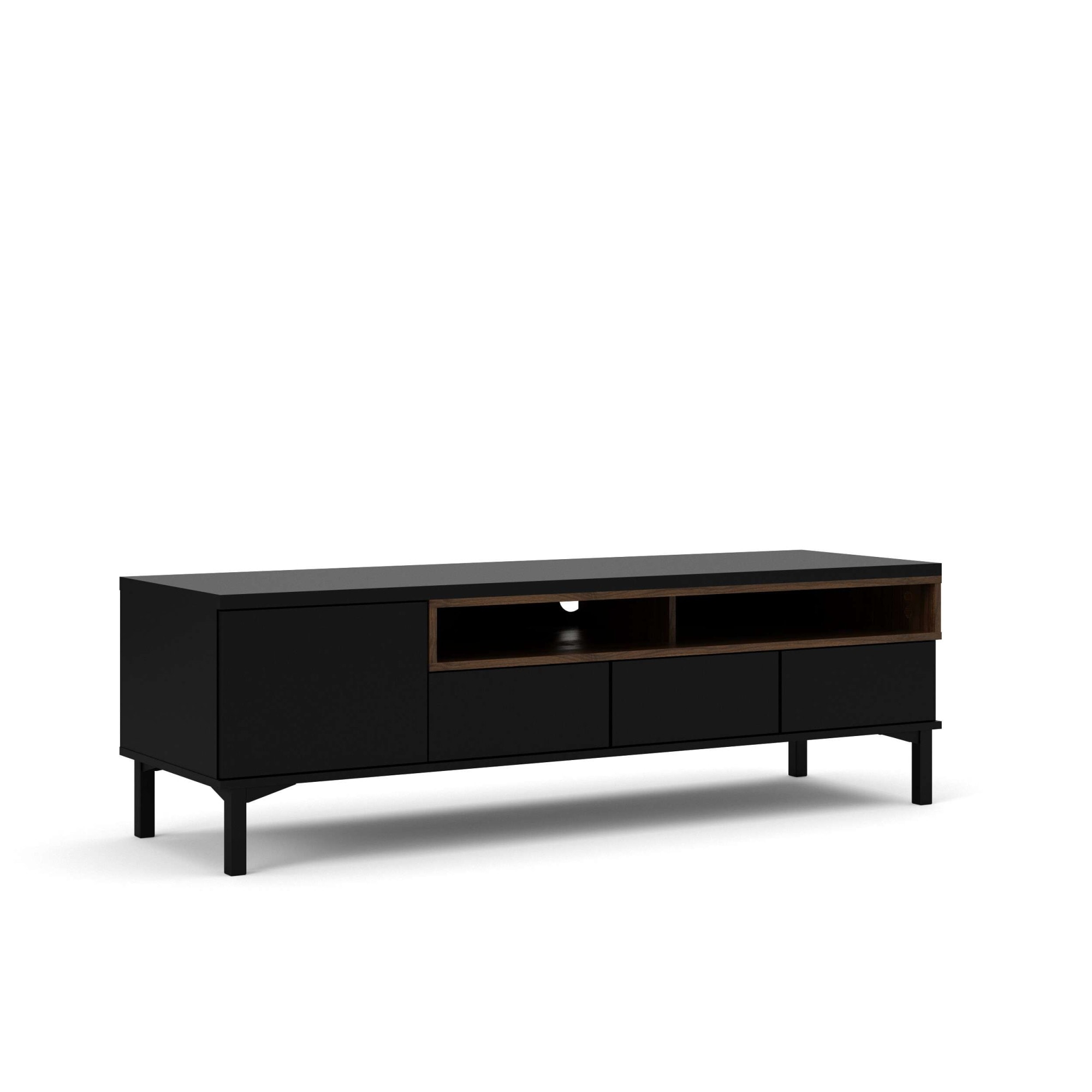 INOSIGN TV-Board »Roomers TV-Board, TV-Möbel, TV-Unit, Media-Möbel, Sideboard«, Breite/Höhe 156/48 cm, 2 offene Fächer mit Rahmen-Optik, Kabelführung