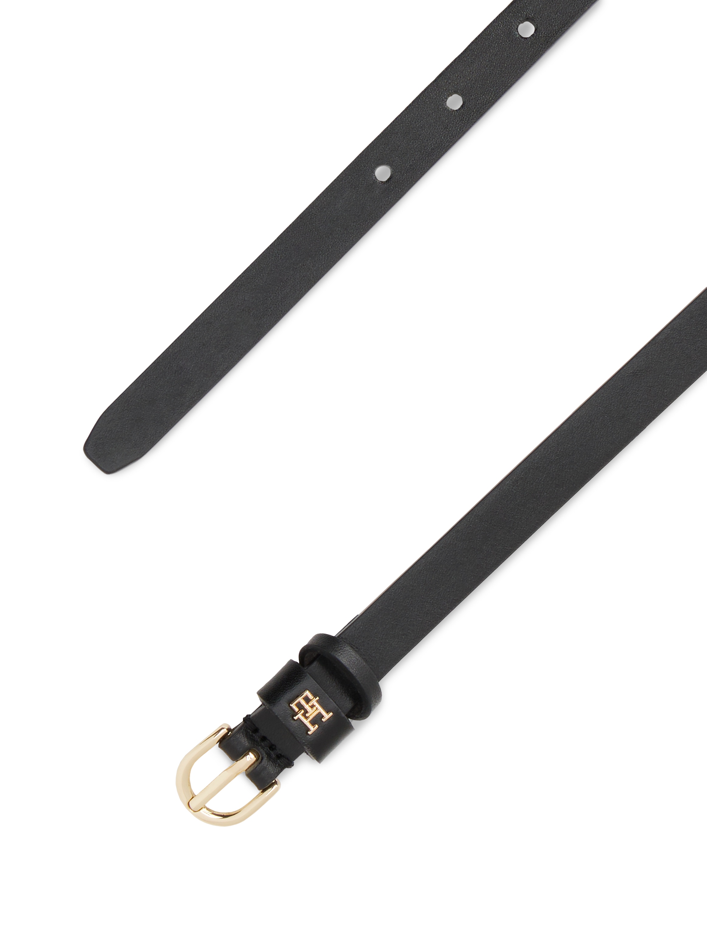 Tommy Hilfiger Ledergürtel »ESSENTIAL EFFORTLESS GOLD« 1,5 cm breit, ovale Einfachdornschließe, Damengürtel