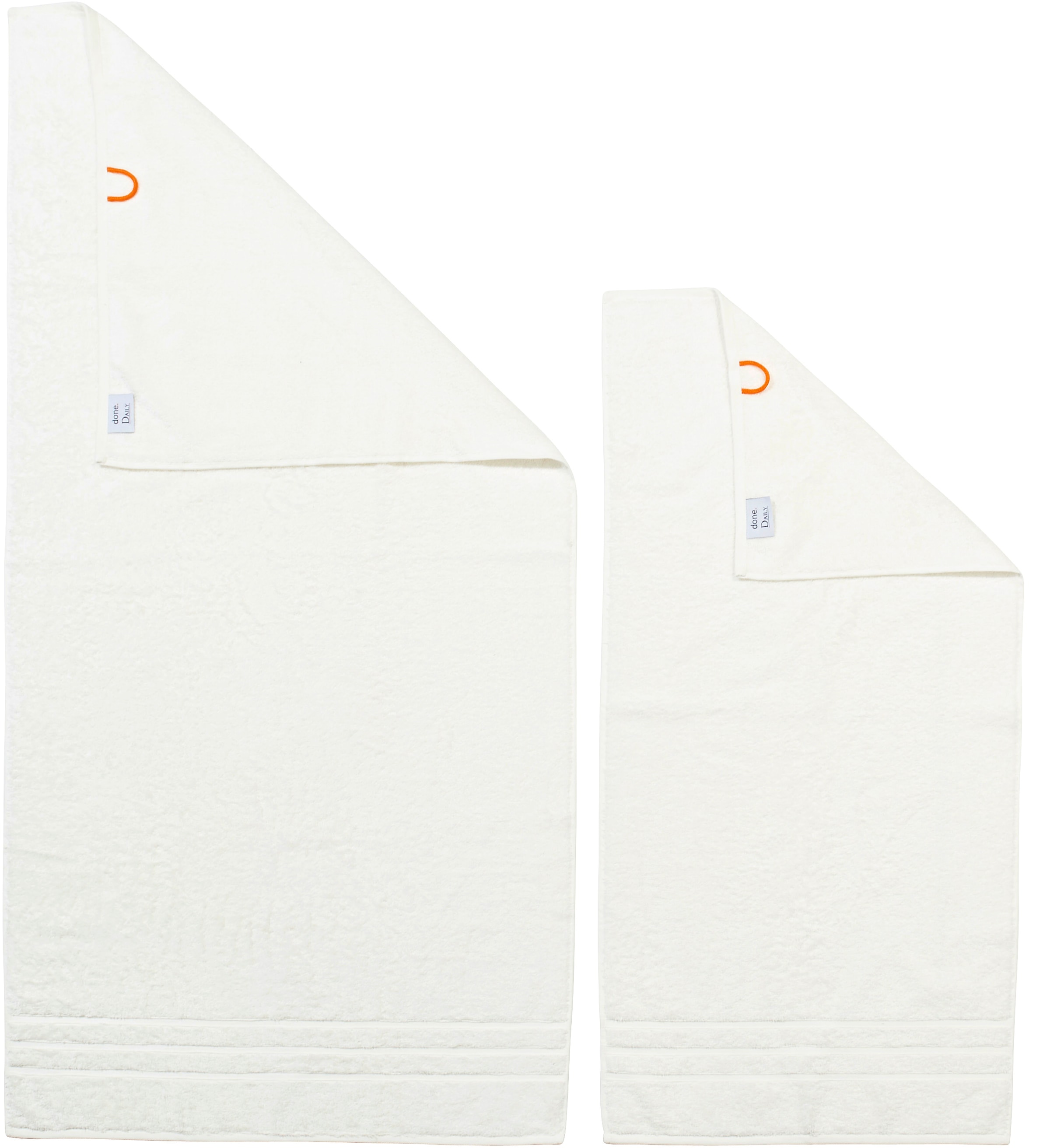 done.® Handtuch Set »Daily Uni« saugfähiges Walkfrottier, in verschiedenen Set Varianten erhältlich