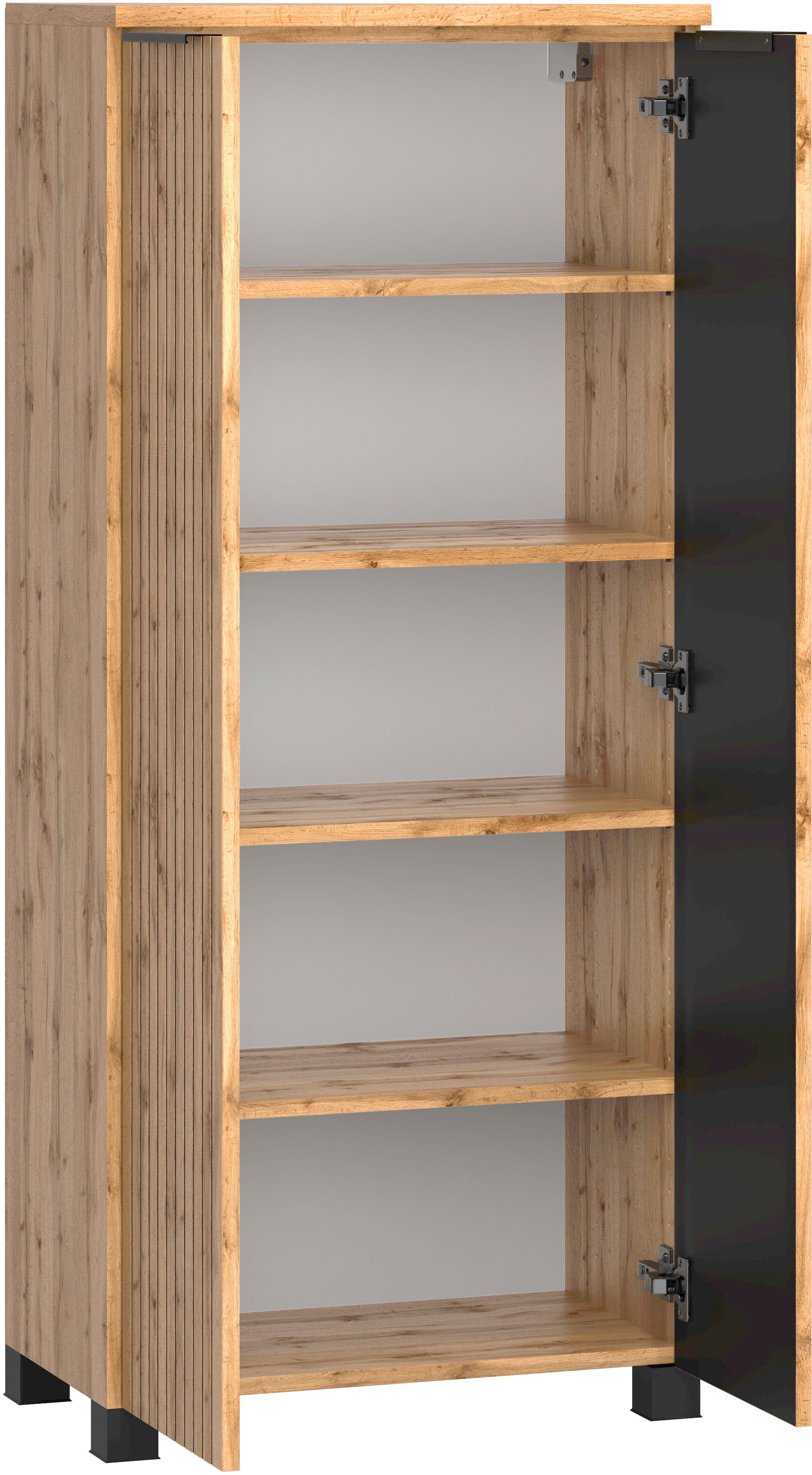 welltime Midischrank, Welltime, Breite 60 cm, 2-türig, gedämpft