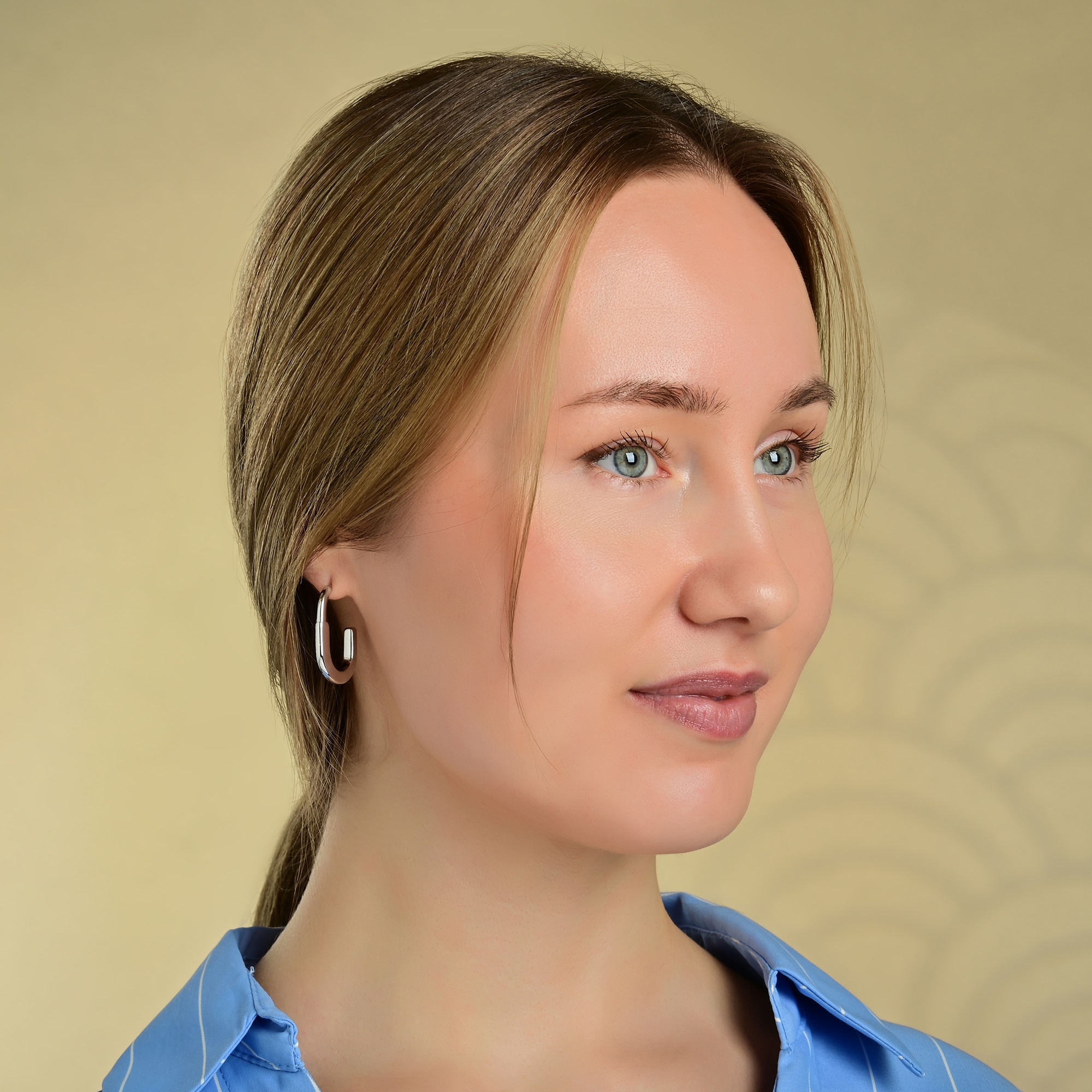 Adelia´s Paar Creolen »Damen Ohrringe ¿ Creole aus Edelstahl«