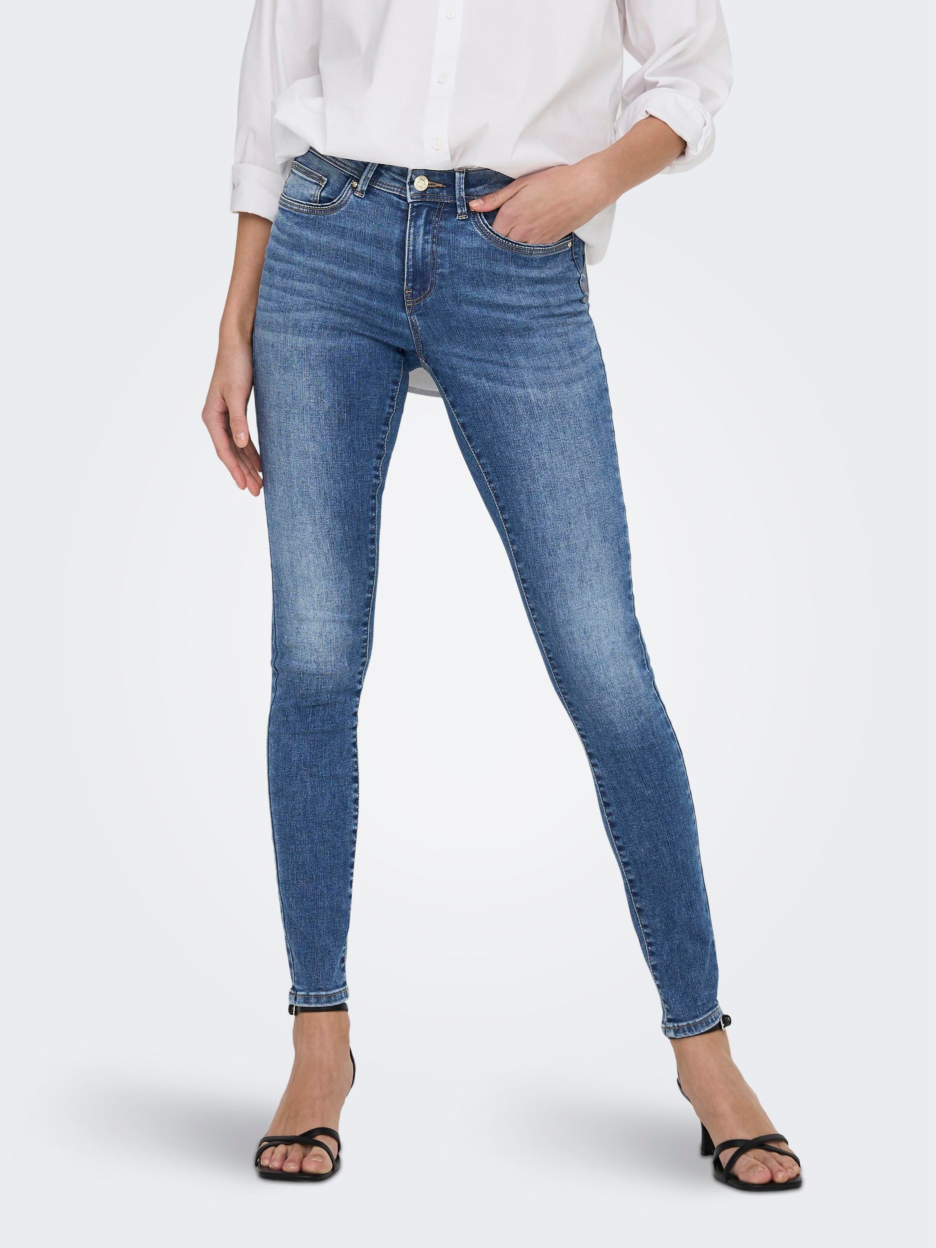 ONLY Skinny-fit-Jeans »ONLWAUW MID SKINNY DNM BJ370 NOOS«