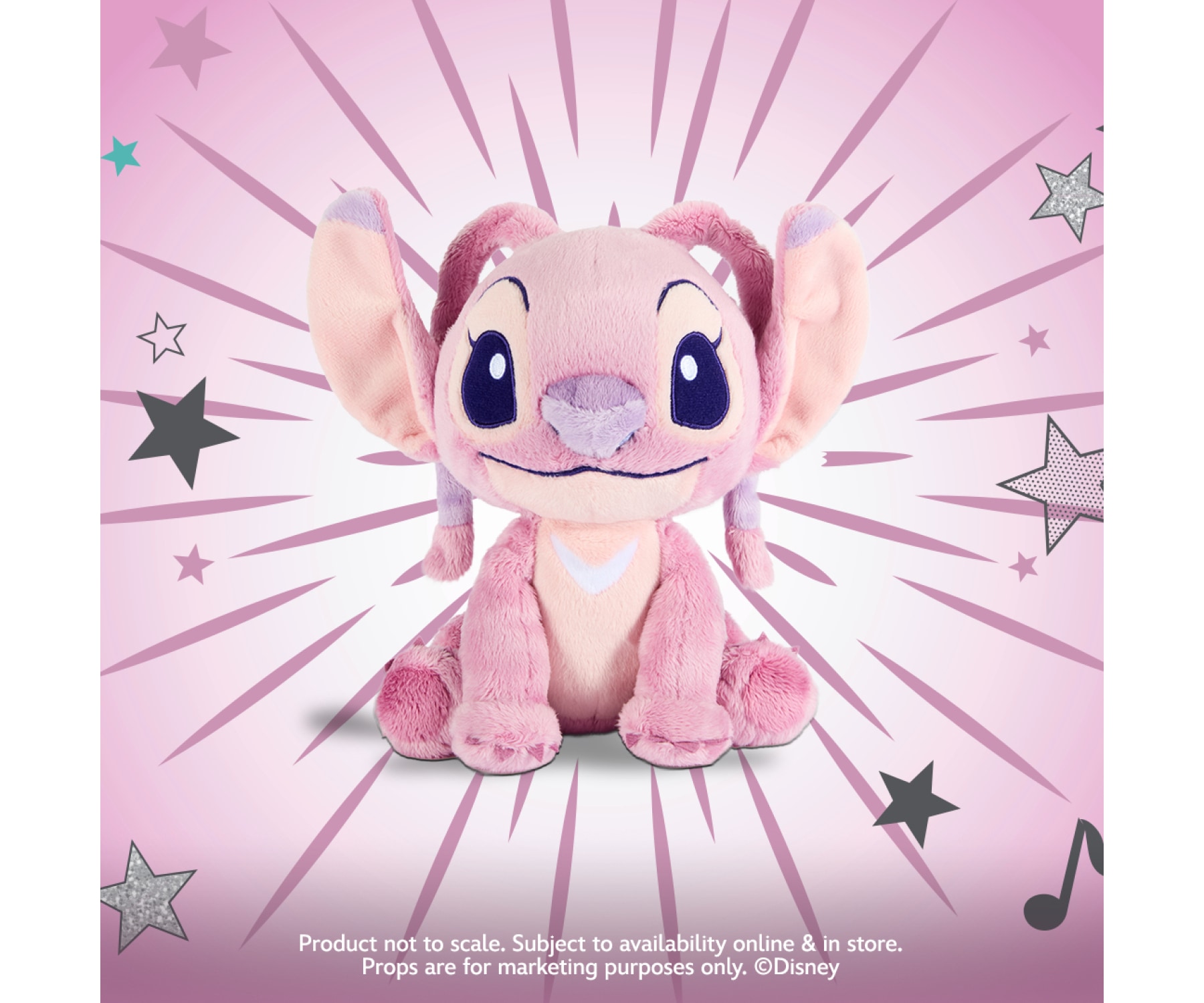 SIMBA Kuscheltier »Disney Lilo und Stitch, Angel, 25 cm«