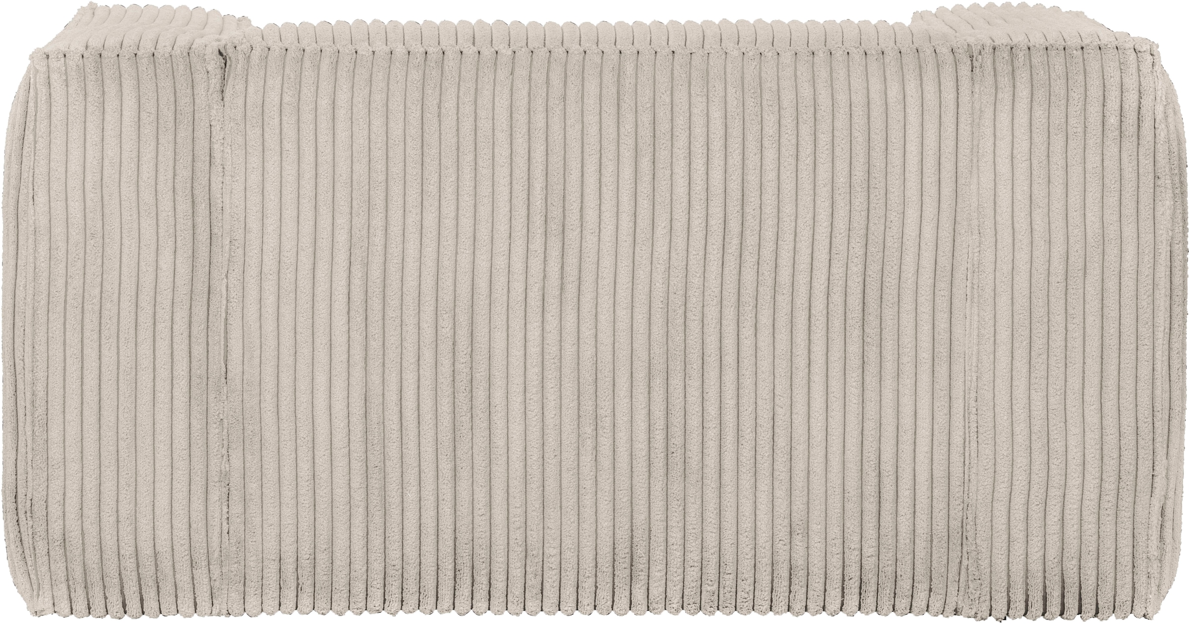 WOOOD Loungesessel »Bean mit Split-Rippenbezug und Armlehnen B 146 x T 98 x H 74 cm« Hohe Verschleißfestigkeit, Teflon-Imprägnierung, Tragkraft 100 kg