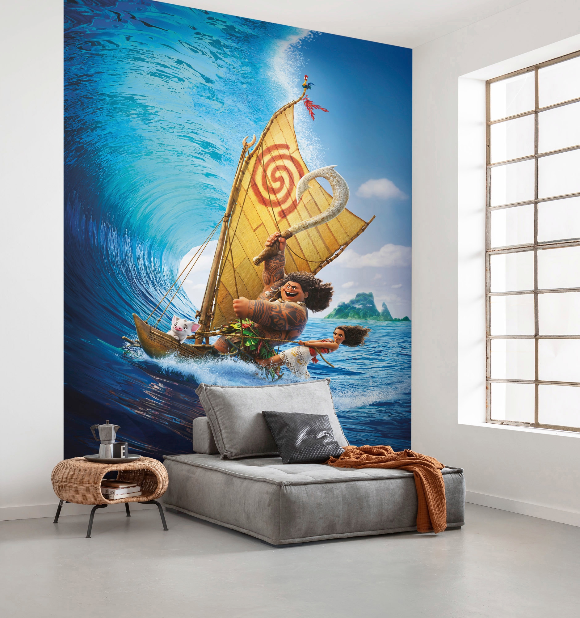 Komar Vliestapete »Moana Ride the Wave«, 200x280 cm (Breite x Höhe) online  bestellen bei OTTO