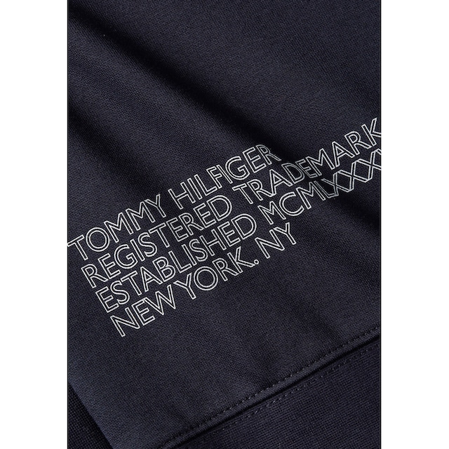 Tommy Hilfiger Sweatjacke »BADGED GRAPHIC CARDIGAN«, mit aufgedrucktem  TH-Schriftzug bestellen bei OTTO