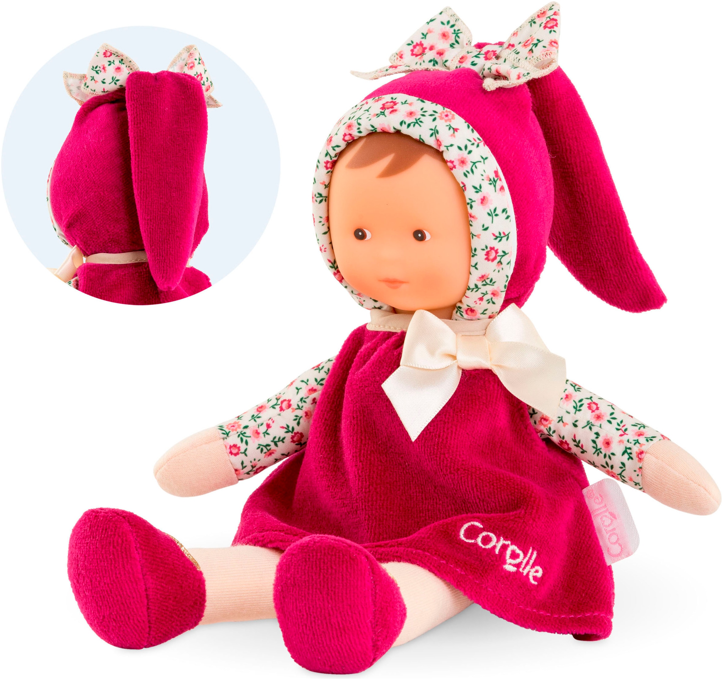 Corolle® Stoffpuppe »Mon Doudou, Miss Röschen«, mit Vanilleduft