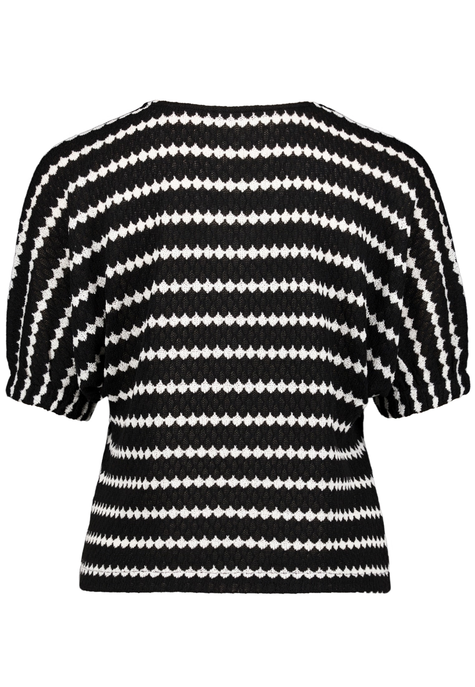 Zero Shirttop »Kurzarm-Shirt mit V-Ausschnitt«