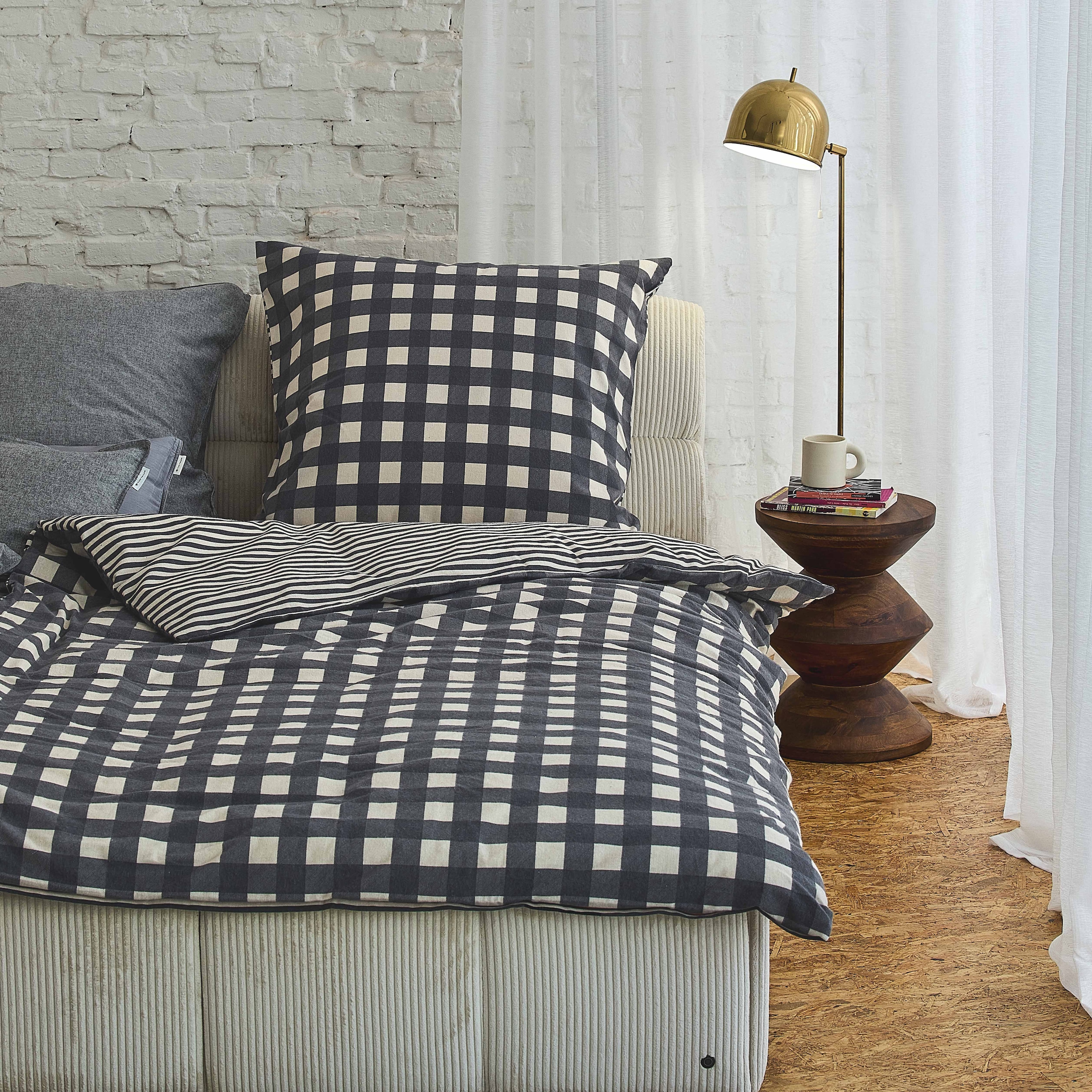TOM TAILOR HOME Bettwäsche »CLASSIC CHECK in Gr. 135x200cm oder 155x220cm« 2 Stk. new bedroom, gewebtes Label