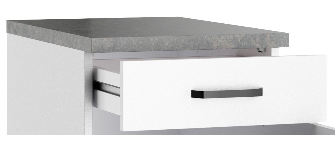 OPTIFIT Pantryküche »OPTImulti« Breite 170 cm, mit Unterbaukühlschrank und 2-Platten-Kochfeld