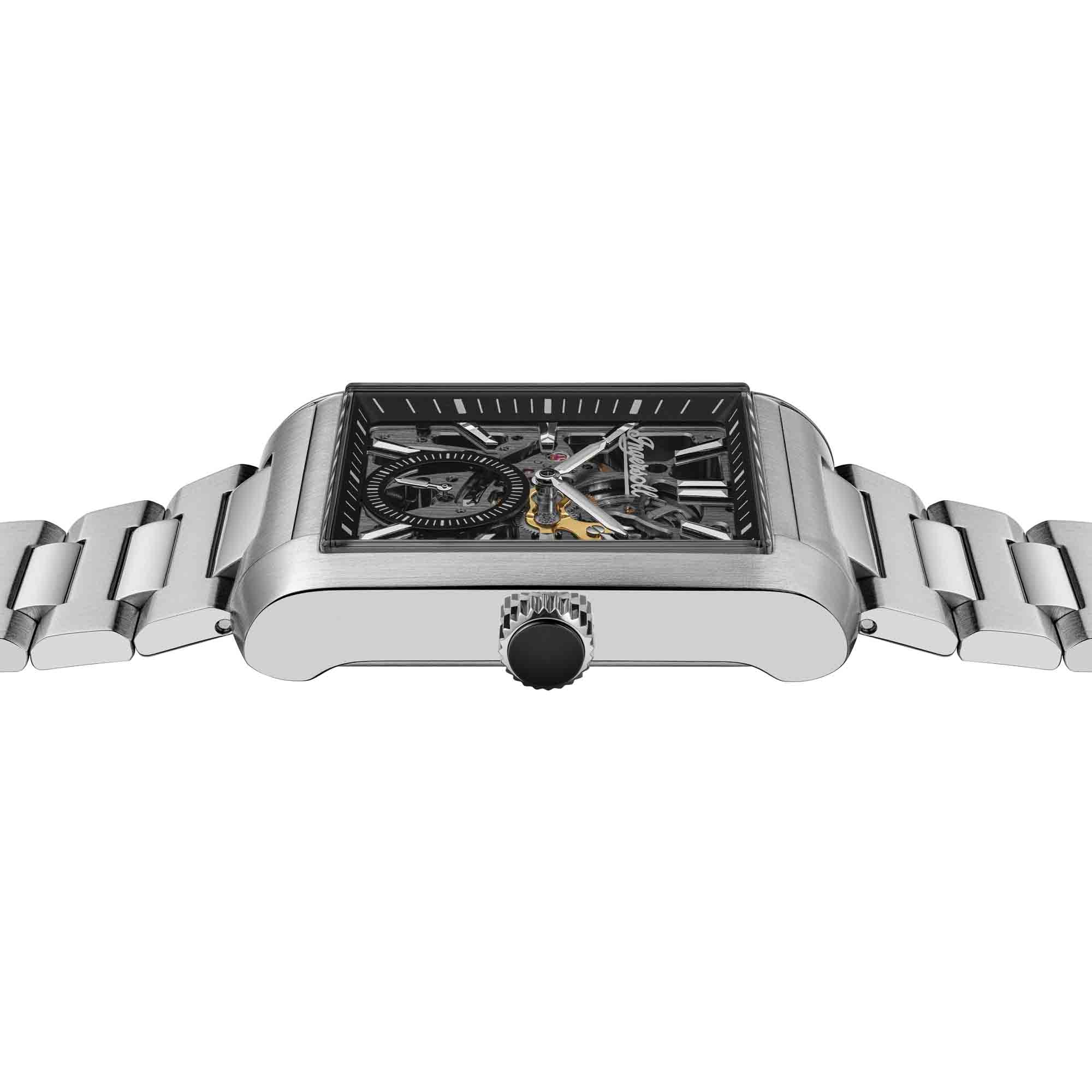 Ingersoll Automatikuhr »The Spur« Armbanduhr, Herrenuhr, Mechanische Uhr, Edelstahlarmband, analog