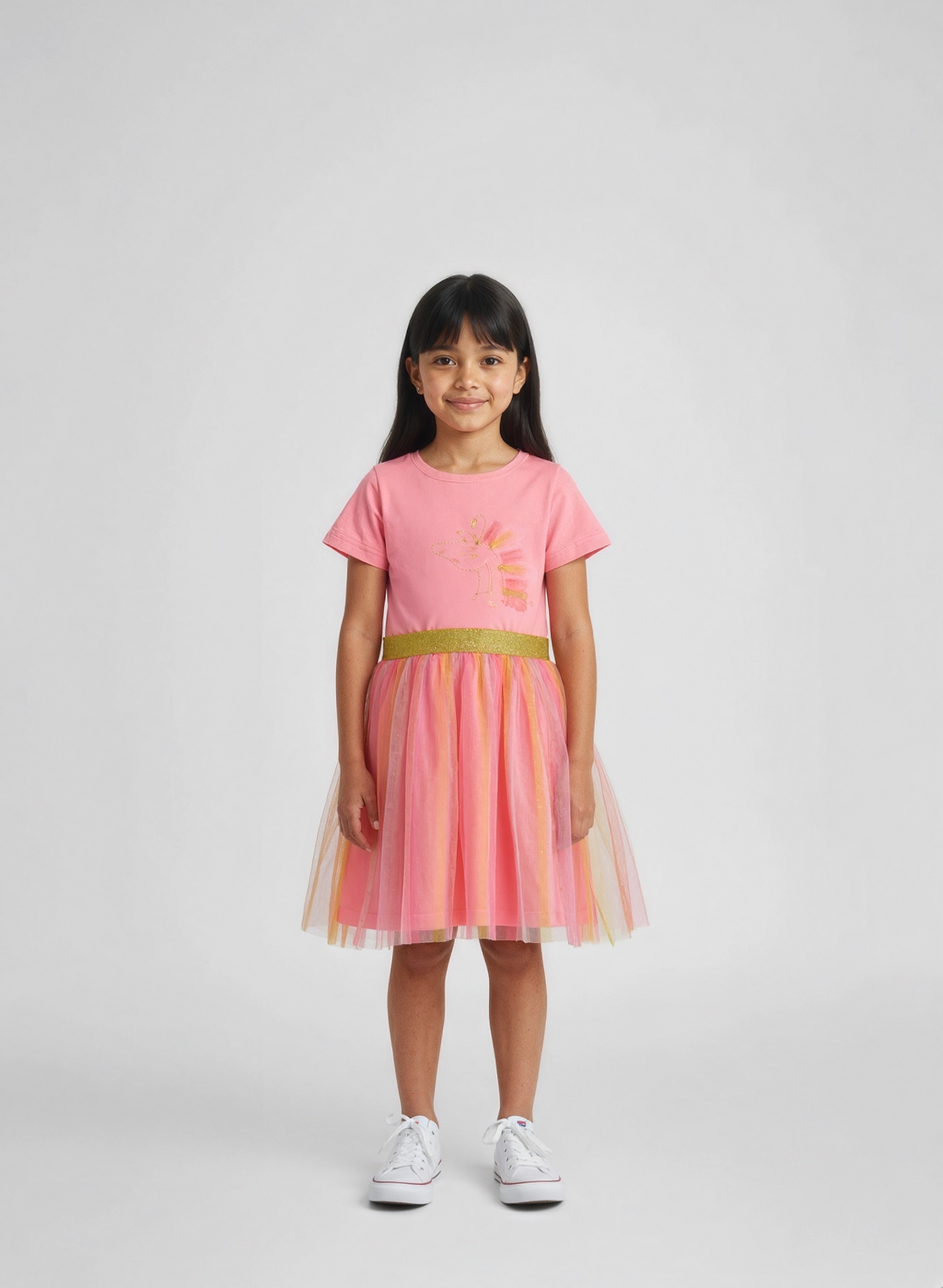 Blue Seven Jerseykleid »Blue Seven Mädchen Tüllkleid mit Pferd«