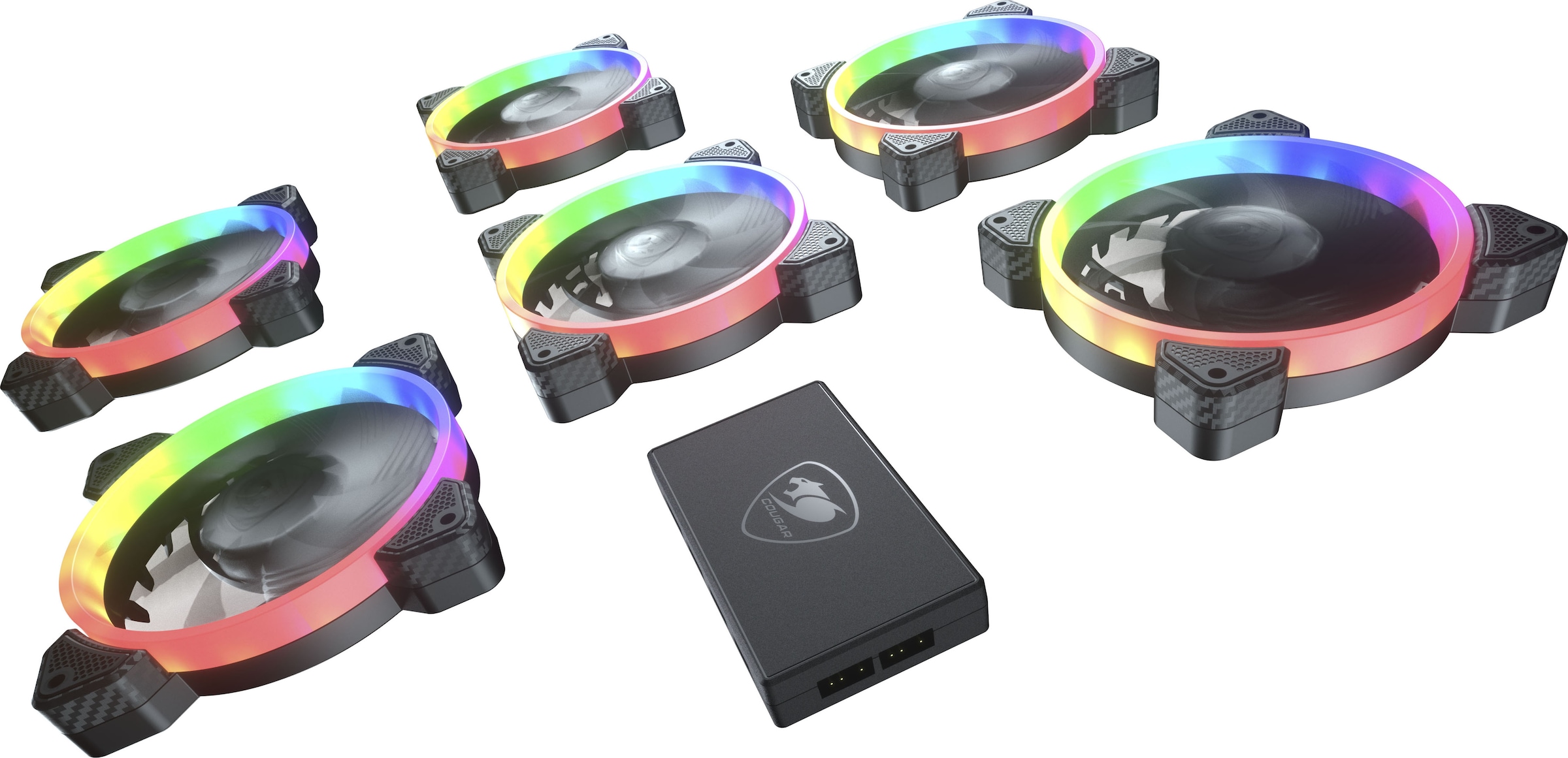 Cougar Gehäuselüfter »VORTEX VK120 ARGB, 3er Pack«, (Packung, 3 St.)