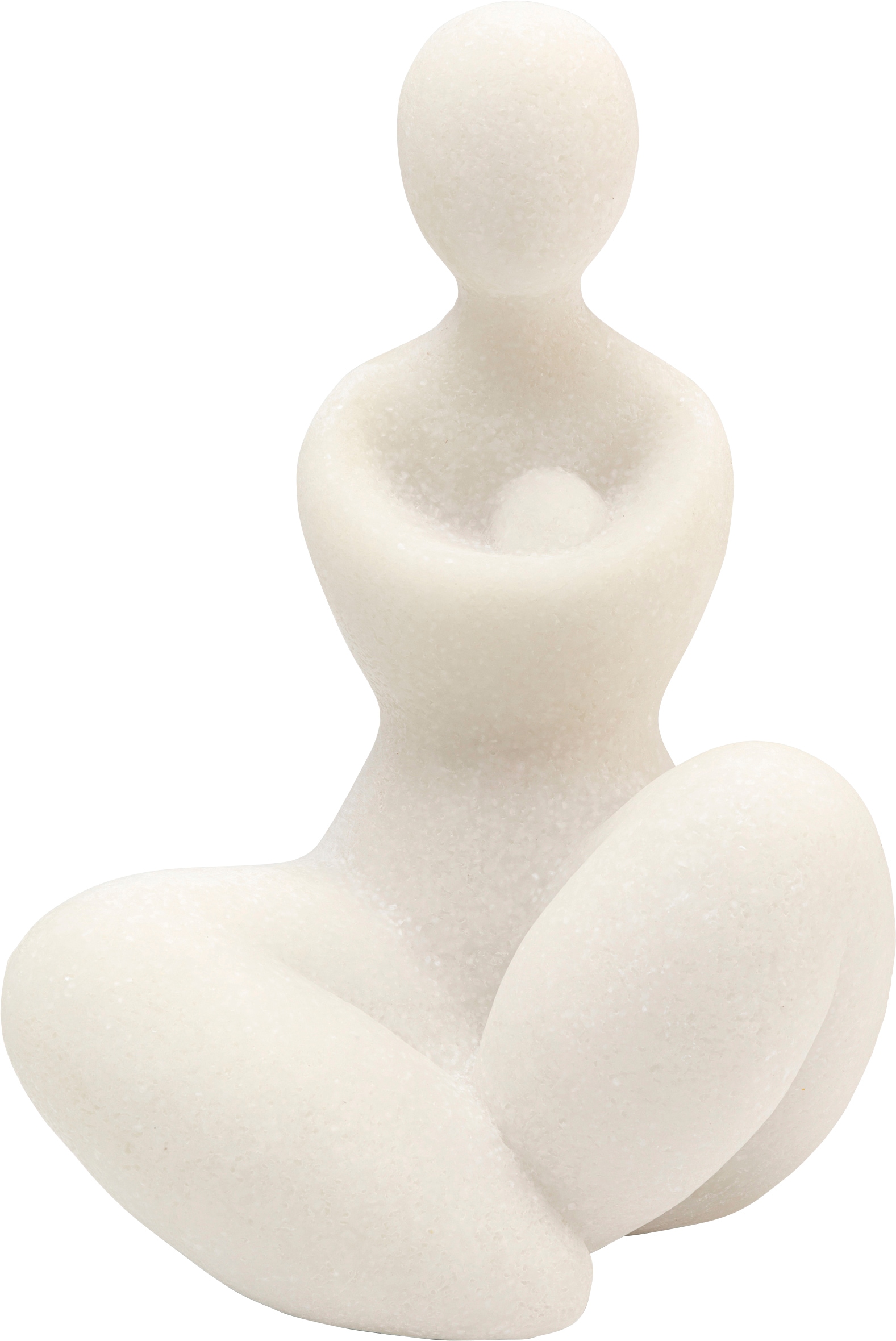 Dekofigur KARE DESIGN "Deko Figur Soft Woman 22cm", weiß, B:15,2cm H:21,8cm T:11,4cm, Dekofiguren, Dekofigur