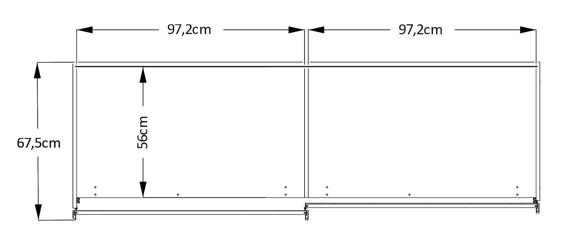 STAUD Schwebetürenschrank »Sinfonie Plus, edles Design in hochwertiger Qualität, Made in Germany« Mit vier verschiedenen Ausstattungsvarianten