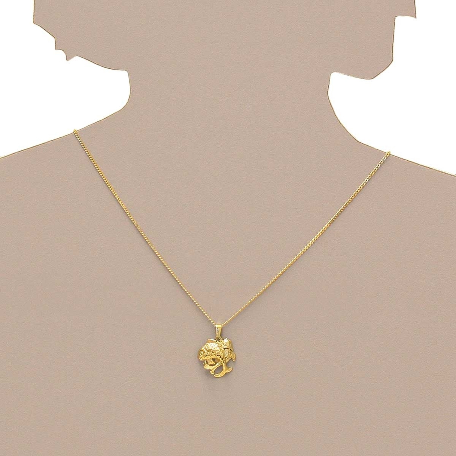 OSTSEE-SCHMUCK Kette und Anhänger Set »- Tierkreiszeichen Fische - Gold 333/000 -,«