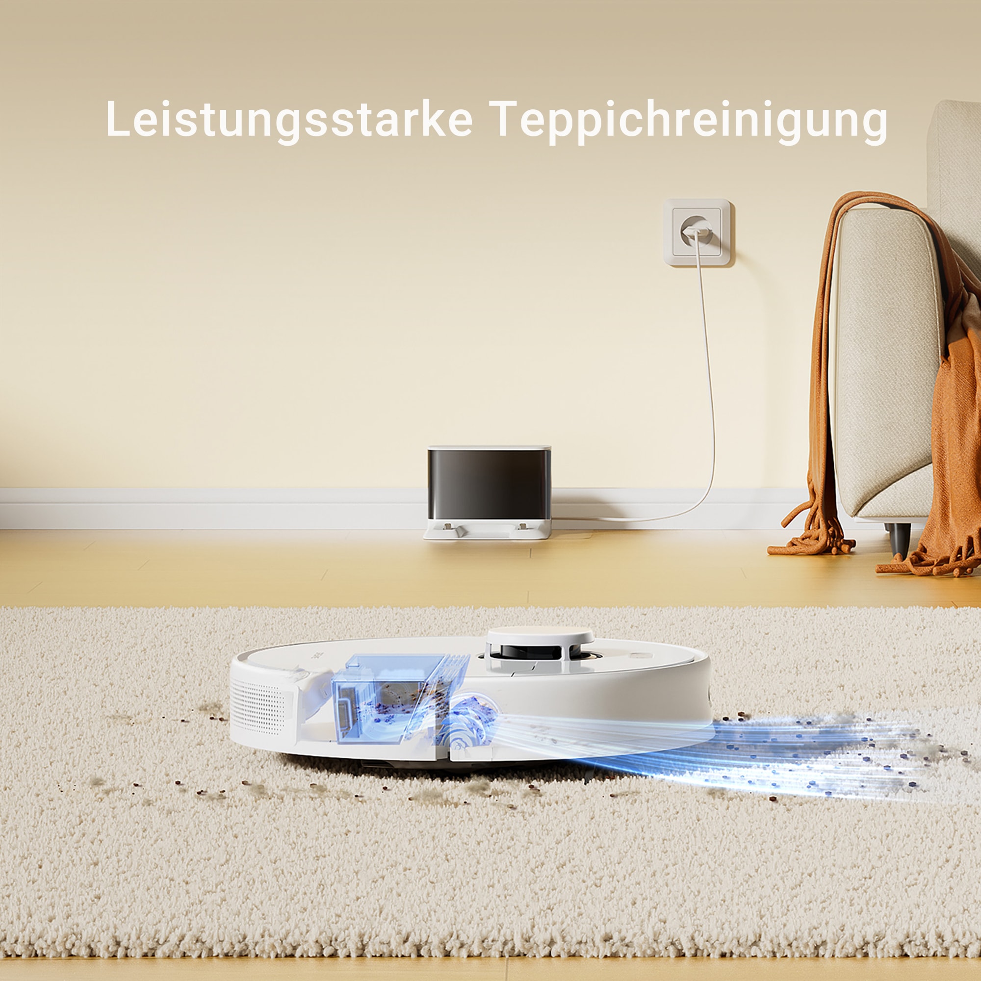 Dreame Nass-Trocken-Saugroboter »D9 Max Gen 2 (White)«