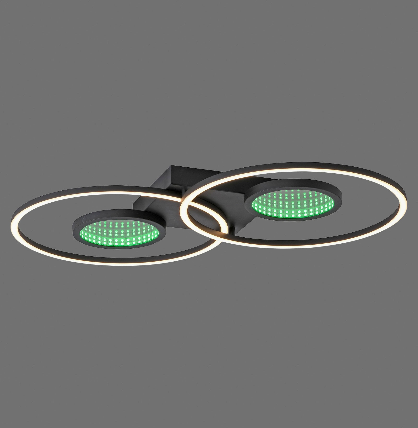 JUST LIGHT Deckenleuchte »TUNEL«, 2 flammig, Leuchtmittel LED-Board | LED fest integriert