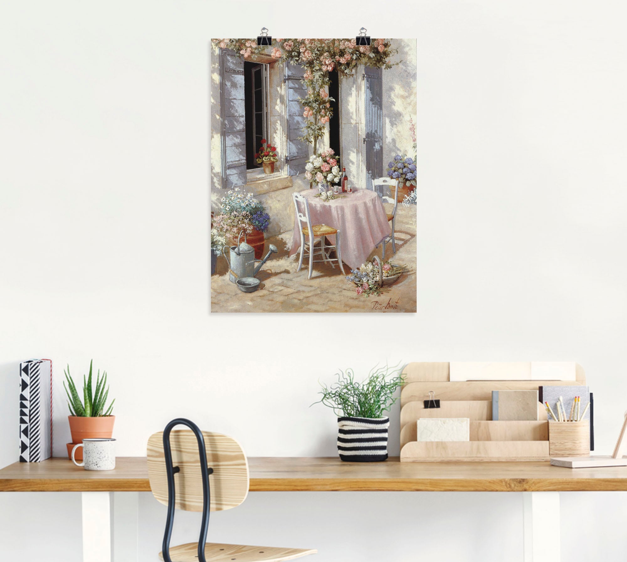 Artland Wandbild »Einladung« Garten 1 Stk. tlg. als Leinwandbild, Poster in verschied. Größen