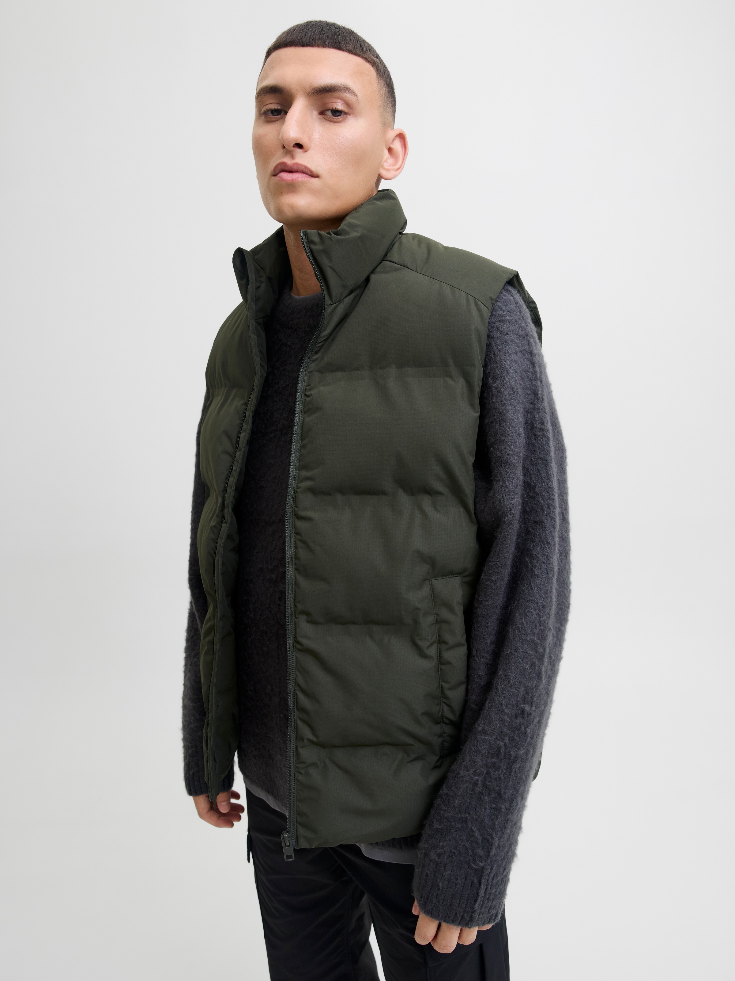 Jack & Jones Steppweste »JJESOHO BODYWARMER COLLAR SN«