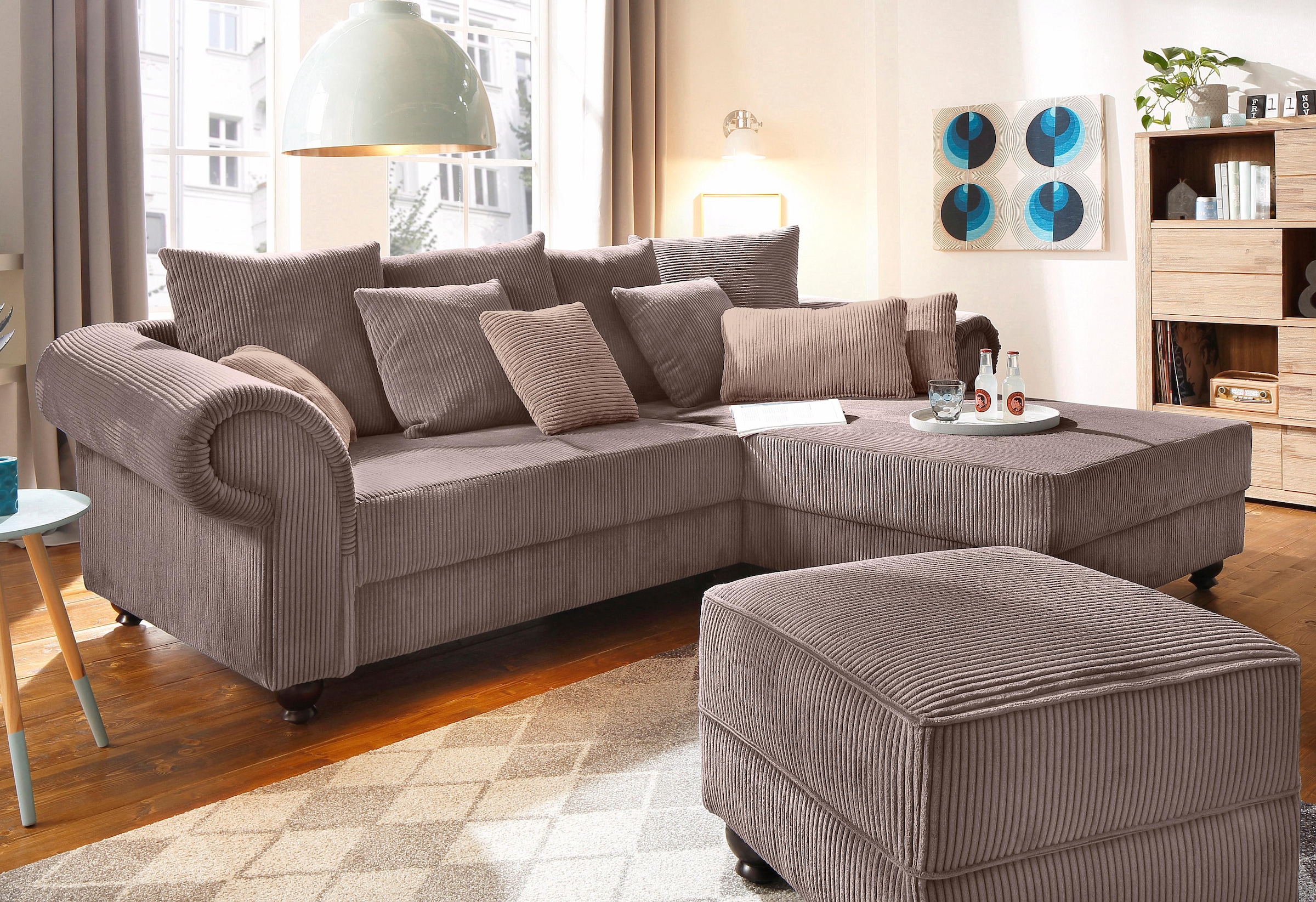 Big-Sofa King Henry 3er Couch von Home Affaire good mit Federkern