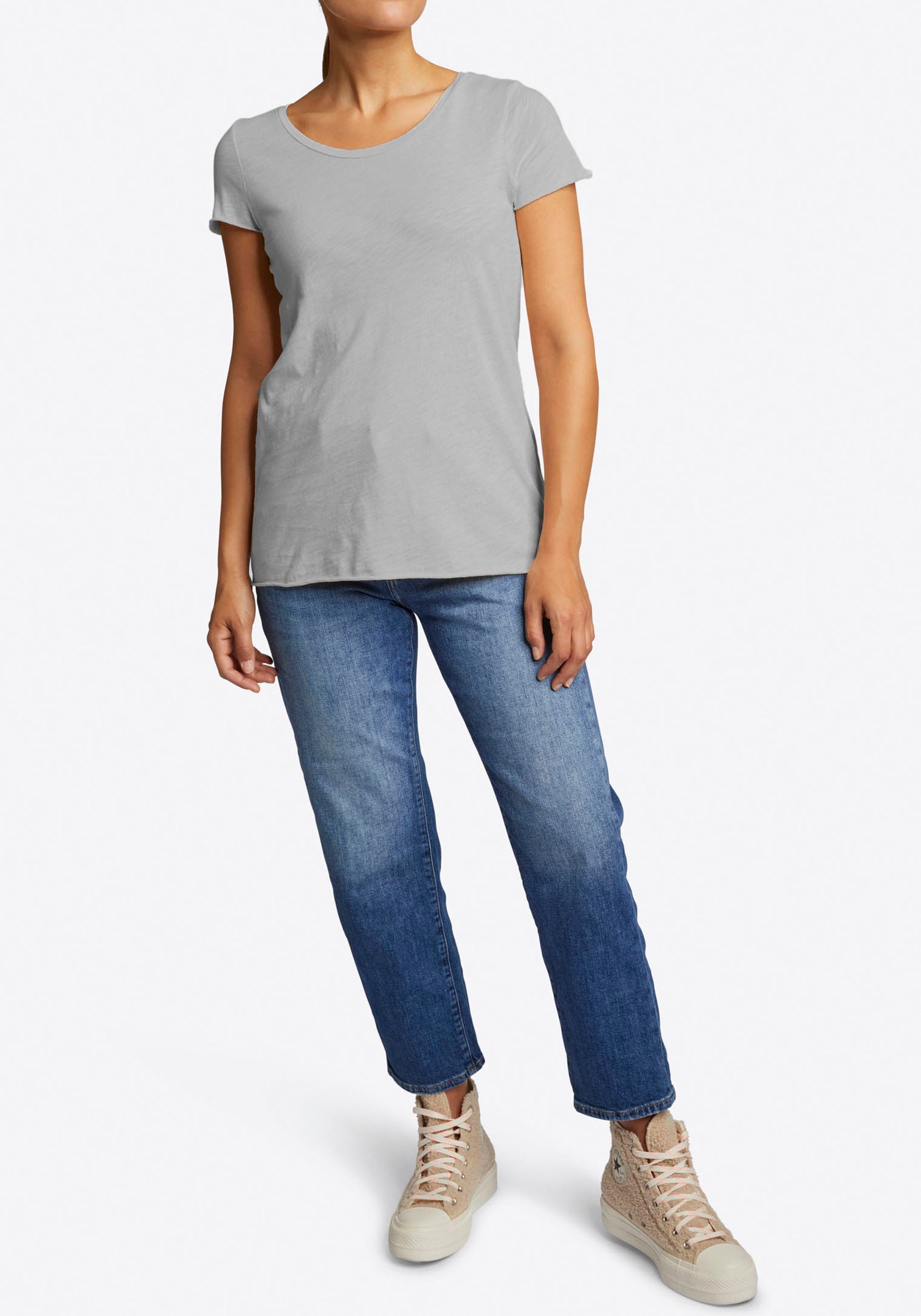 RICHROYAL T-Shirt, in femininer Basic-Form