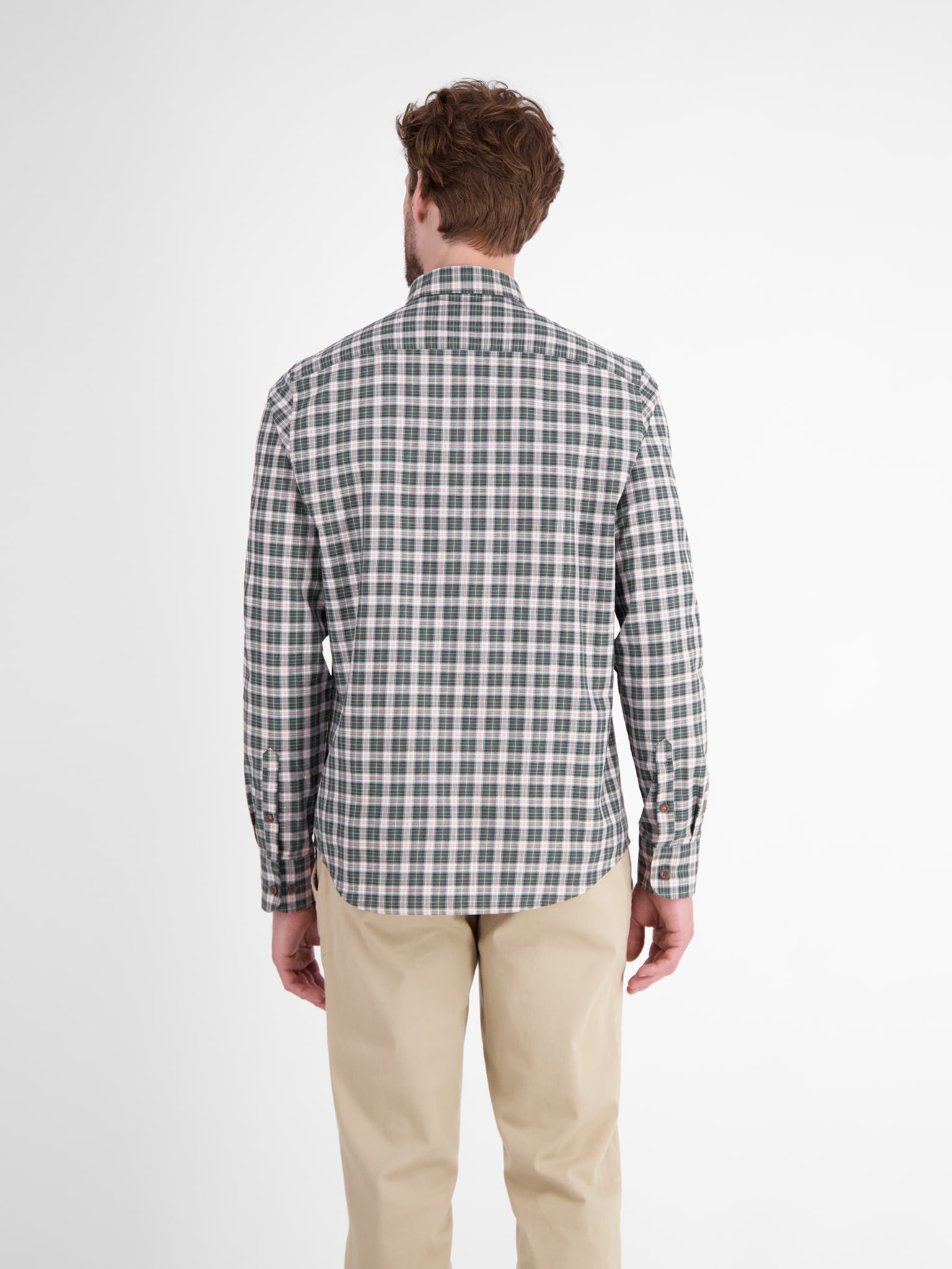 LERROS Langarmhemd kariert