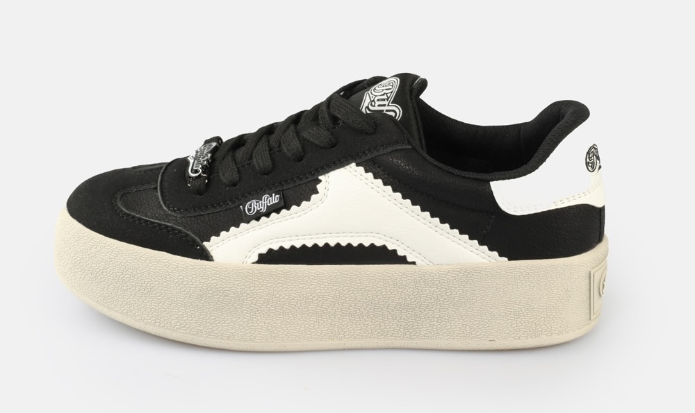 Buffalo Plateausneaker »CAJO«  Schnürschuh, Halbschuh, Retro-Sneaker, Freizeitschuh zum Schnüren