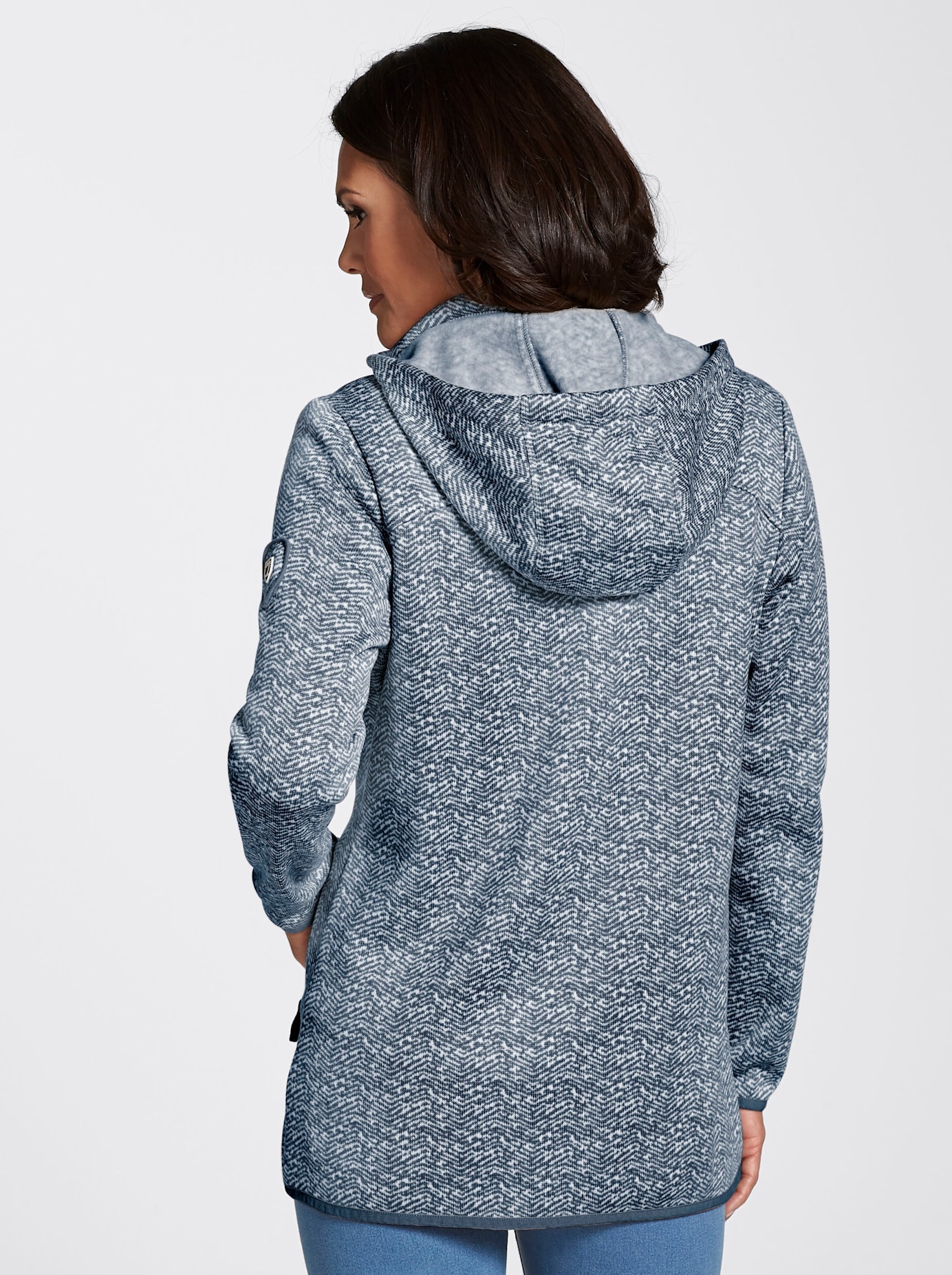 Casual Looks Kapuzenfleecejacke
