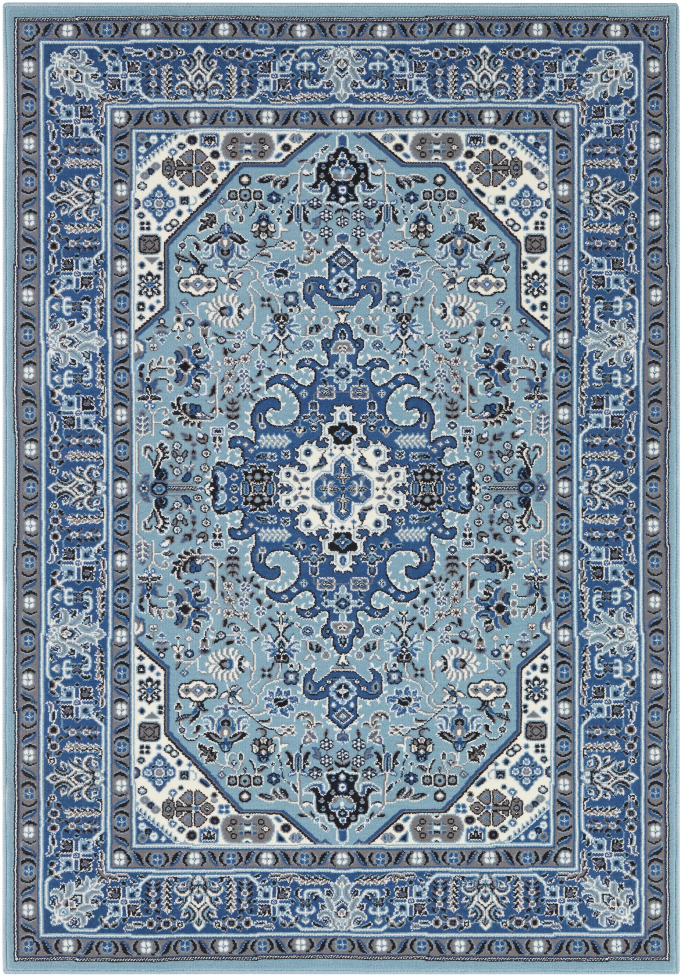 NOURISTAN Teppich »Skazar Isfahan«, rechteckig, 9 mm Höhe, Kurzflor, Orient, Läufer, Vintage, Esszimmer, Wohnzimmer, Flur