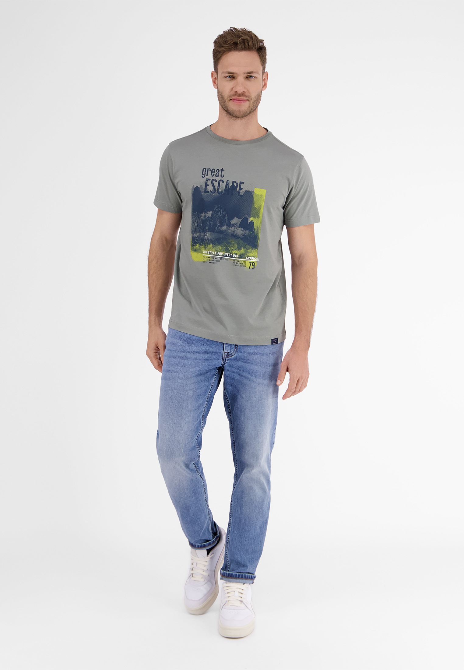 LERROS T-Shirt »LERROS T-Shirt *Great Escape*«