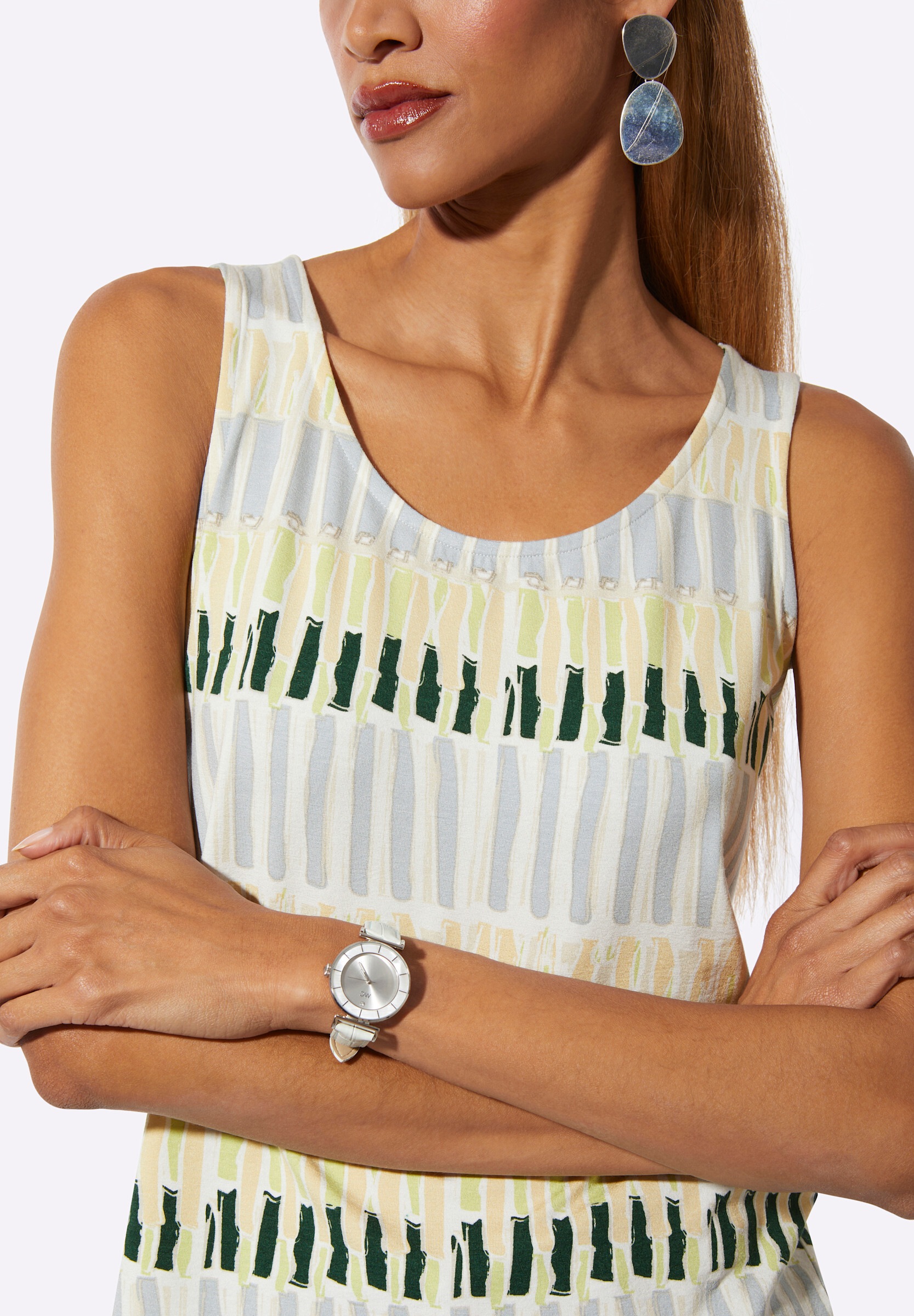 creation L Shirttop »Shirttop Shirttop mit Druckmuster rundum«