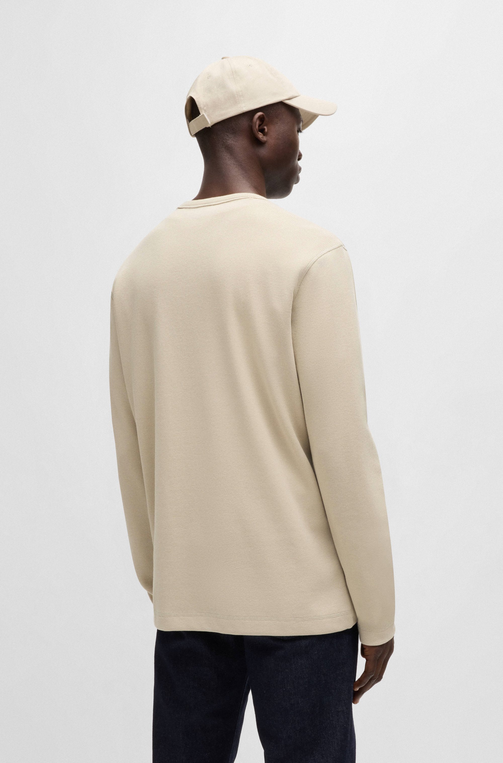 BOSS ORANGE Langarmshirt »Tempesto«, mit BOSS-Stickerei