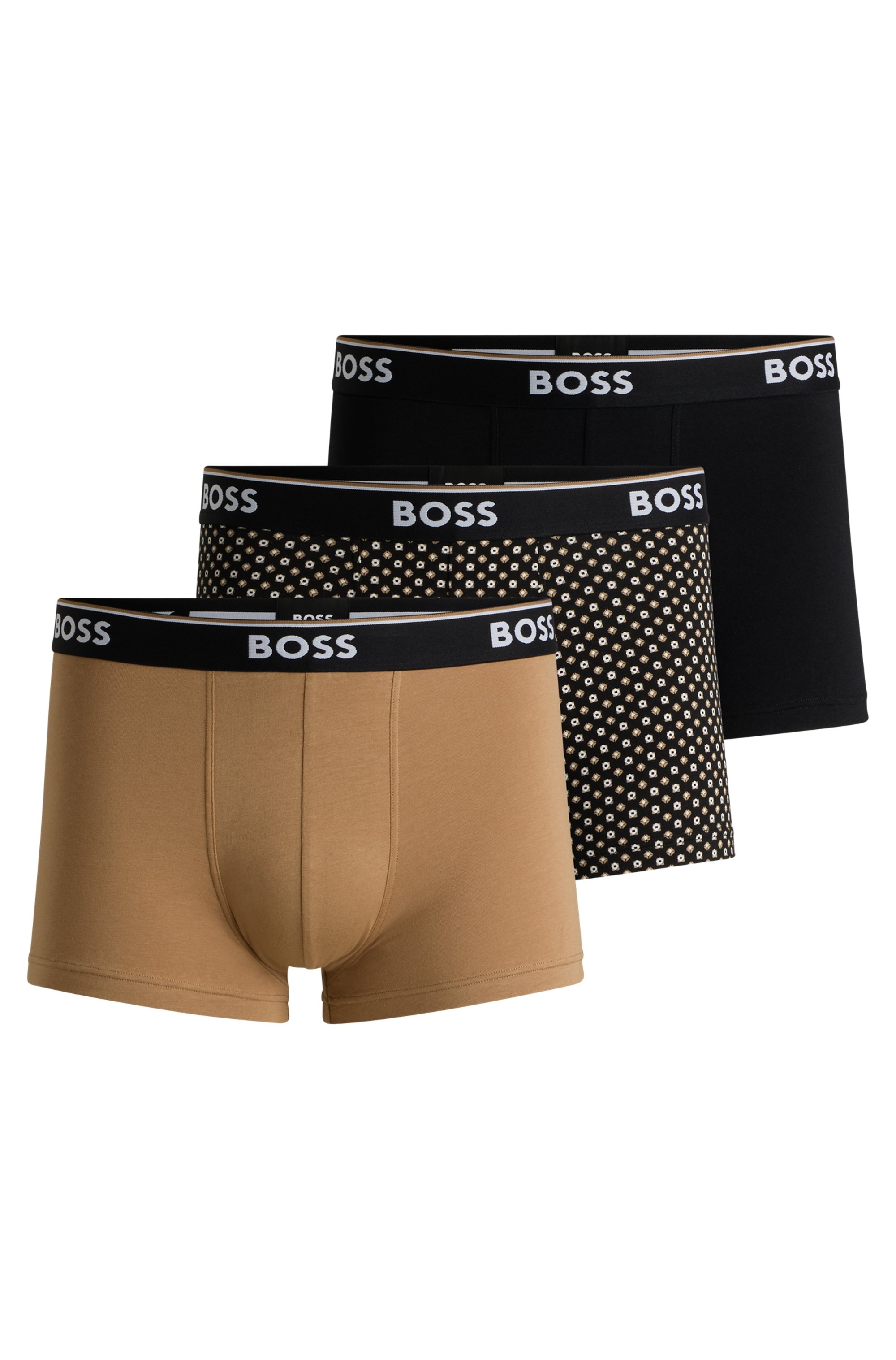 Boss Herren Trunk »Trunk 3P Power Desig« Packung in bunt, Größe M