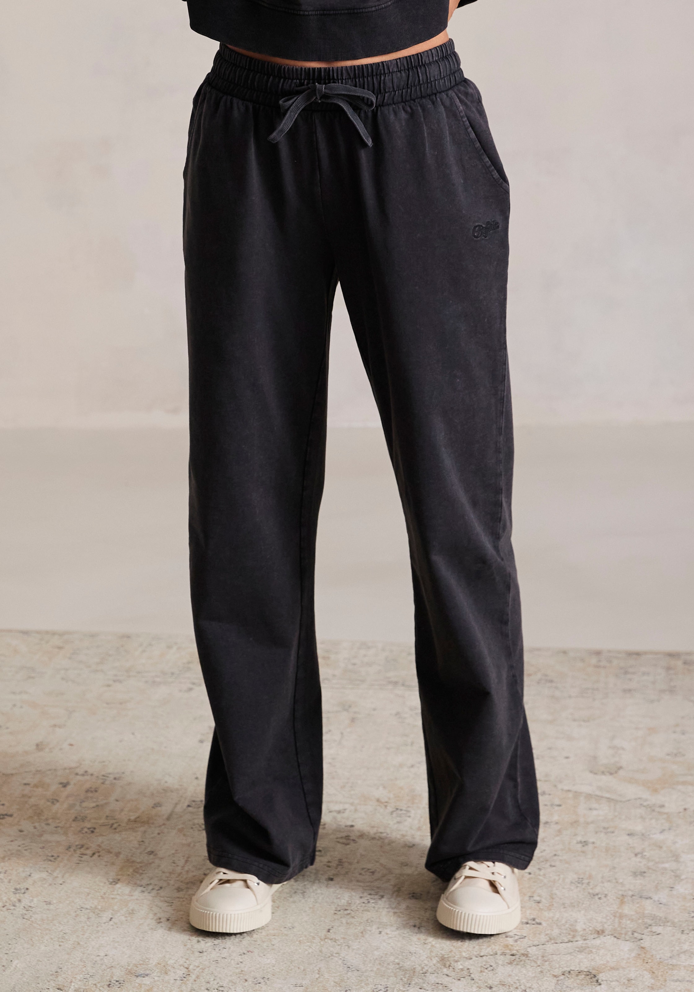 Sweathose, Loungehose im Used-Look, Loungewear